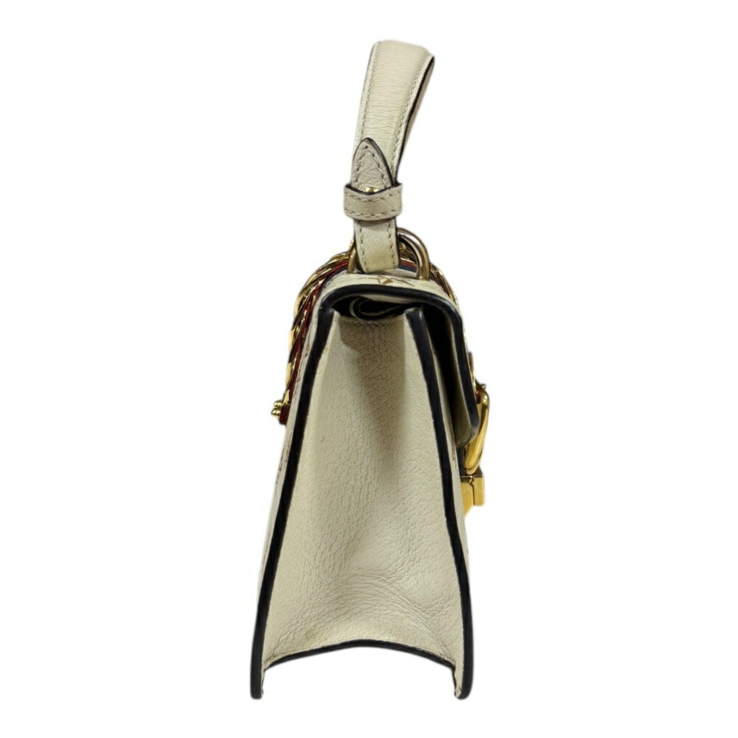 Gucci White Leather Shoulder Bag ( )