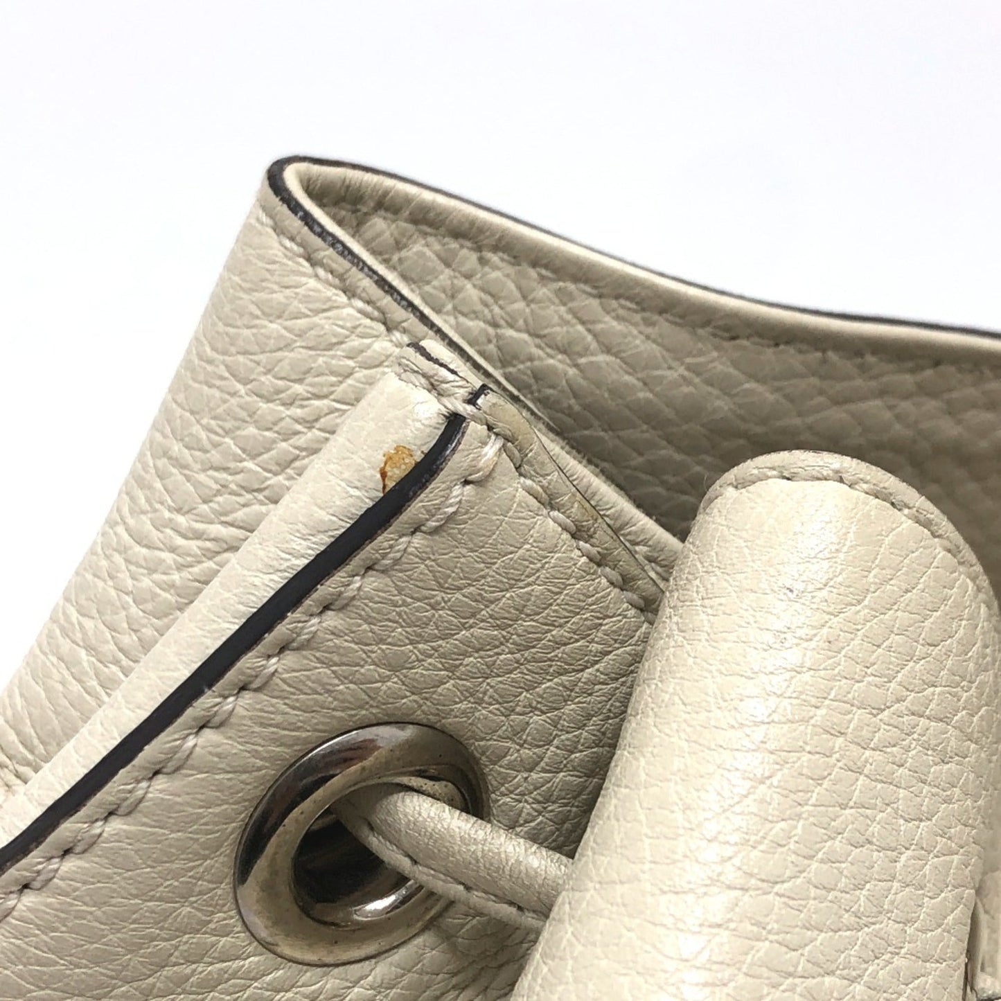 Gucci White Leather Backpack ( )