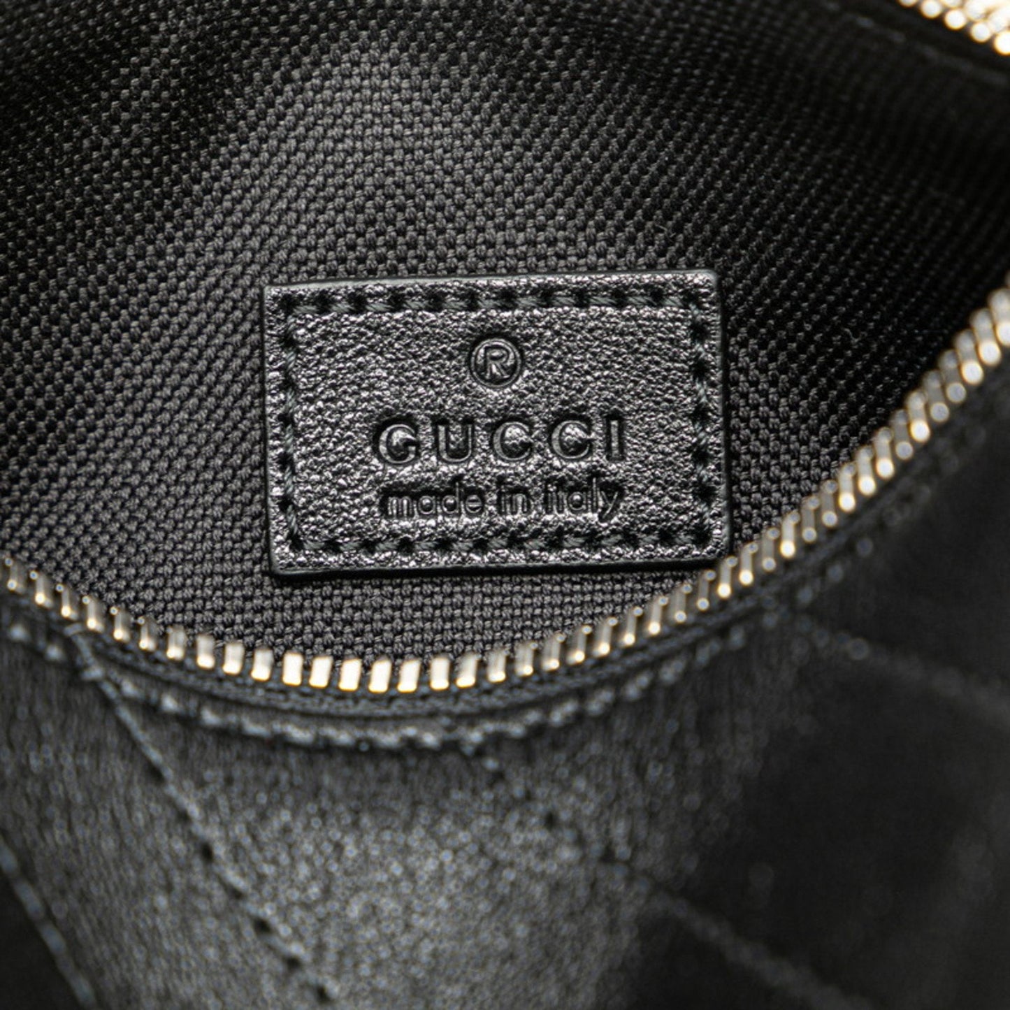 Gucci Black Leather Shoulder Bag ( )