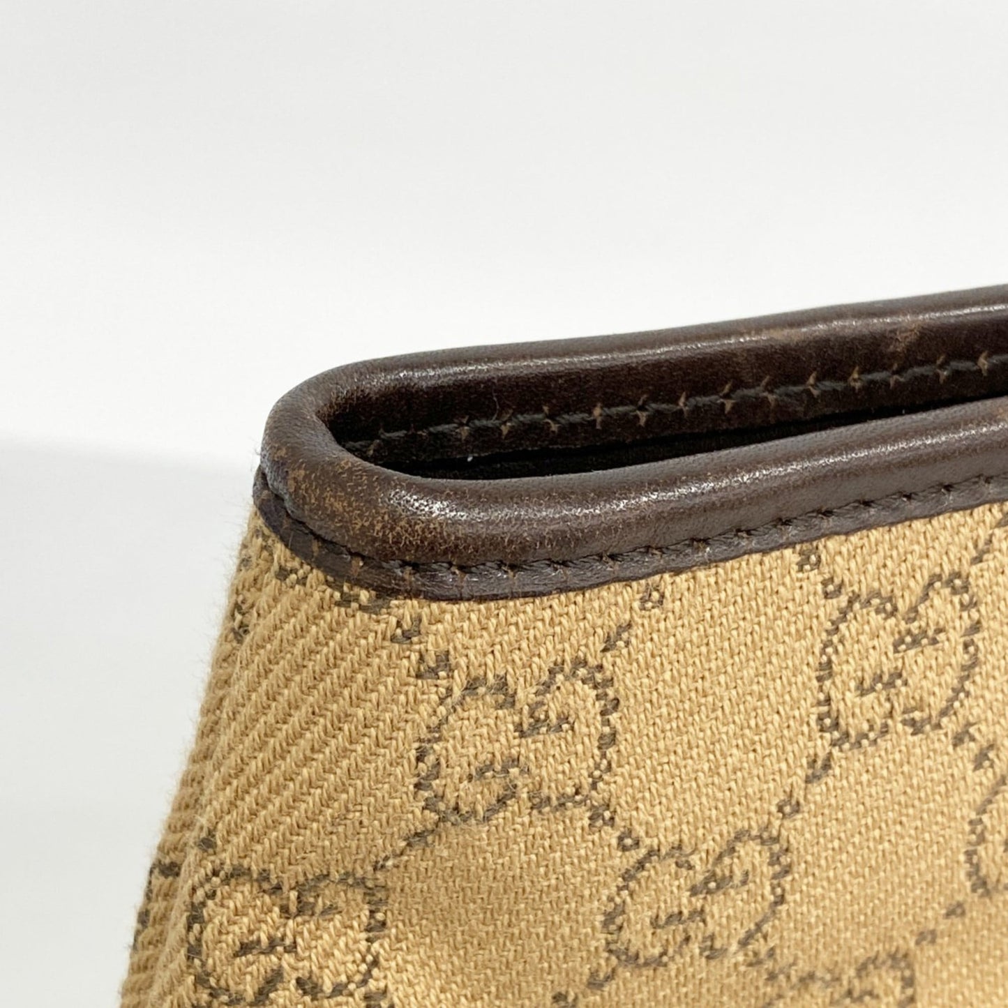 Gucci Brown Denim Tote Bag ( )
