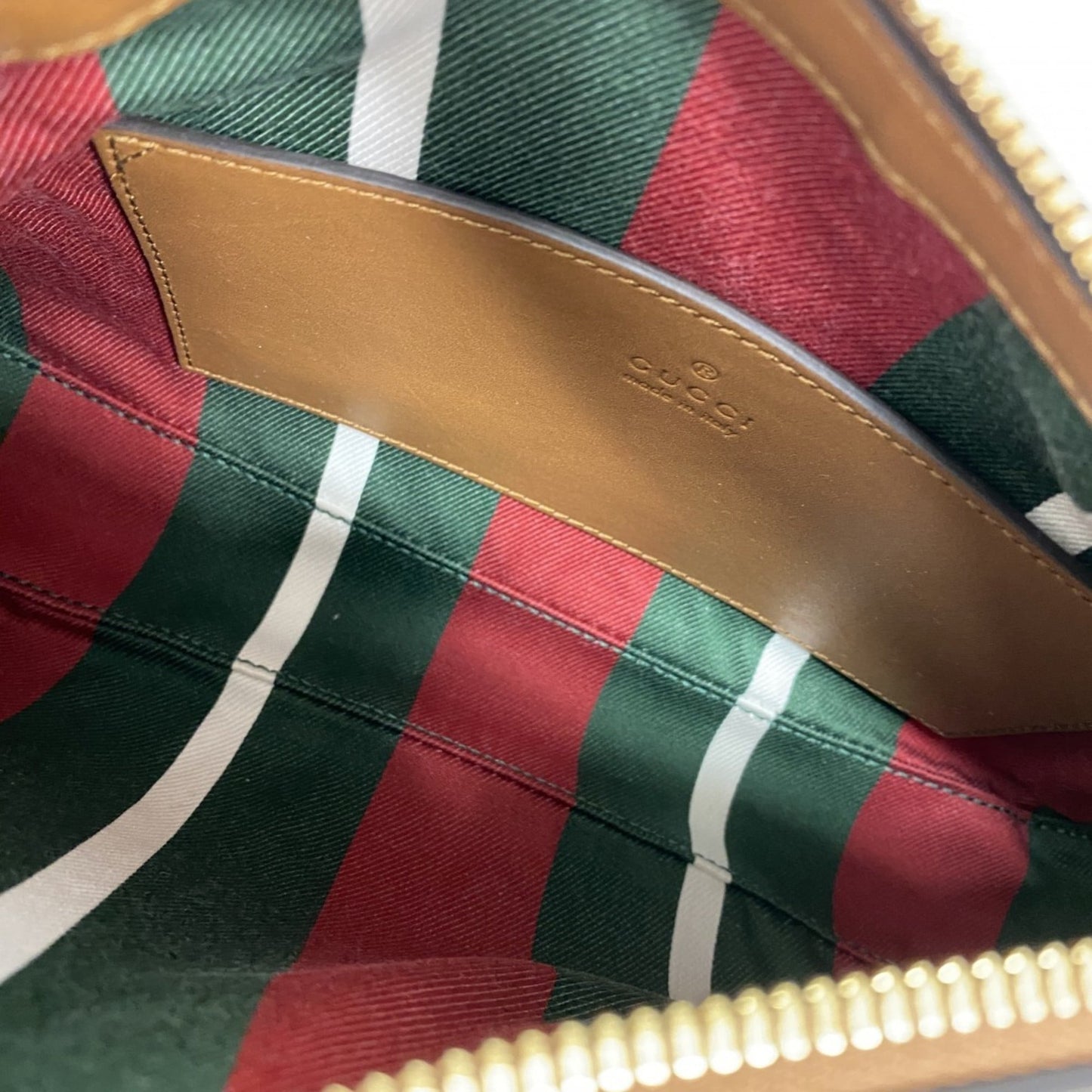 Gucci Beige Brown Pvc Handbag ( )