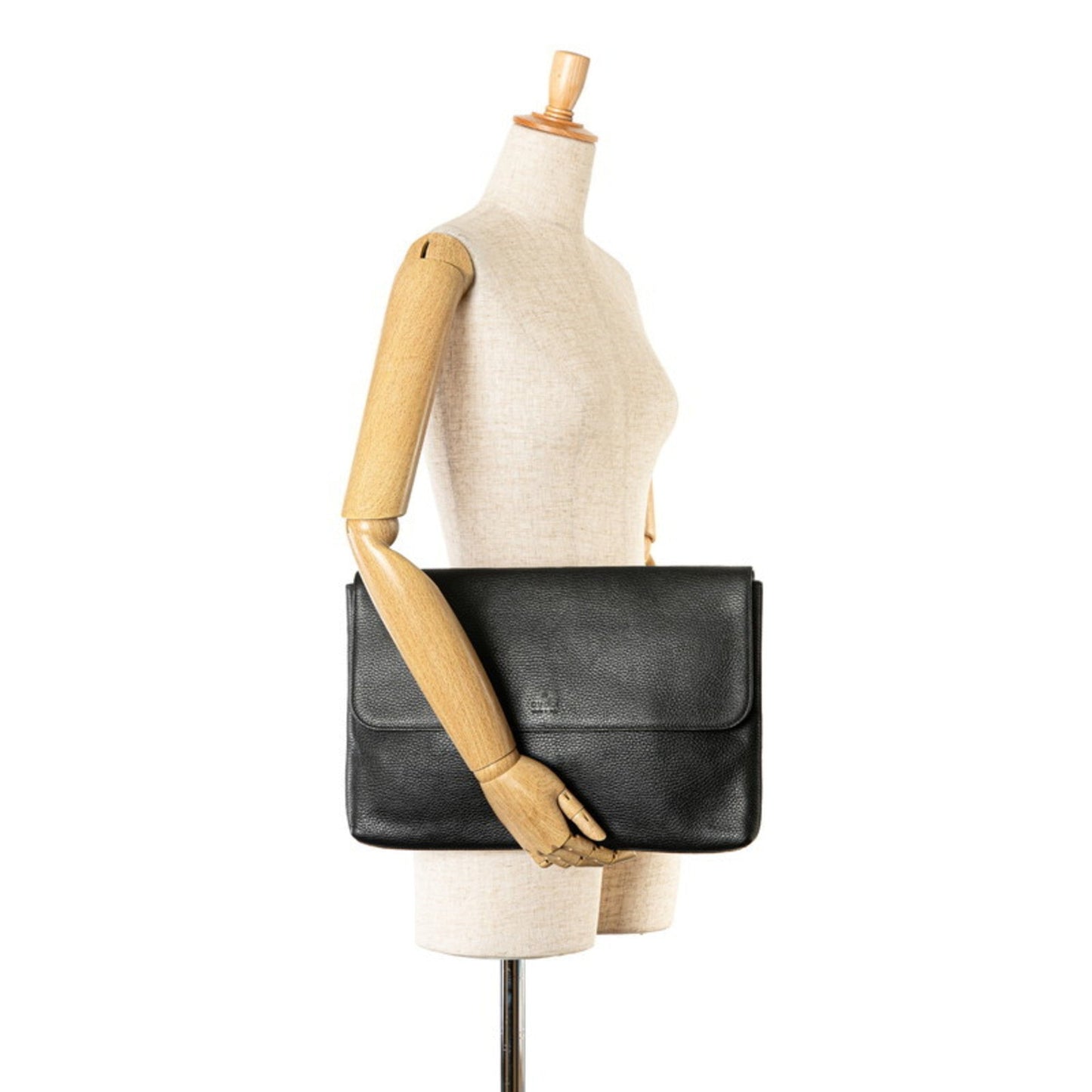 Gucci Black Leather Clutch Bag ( )
