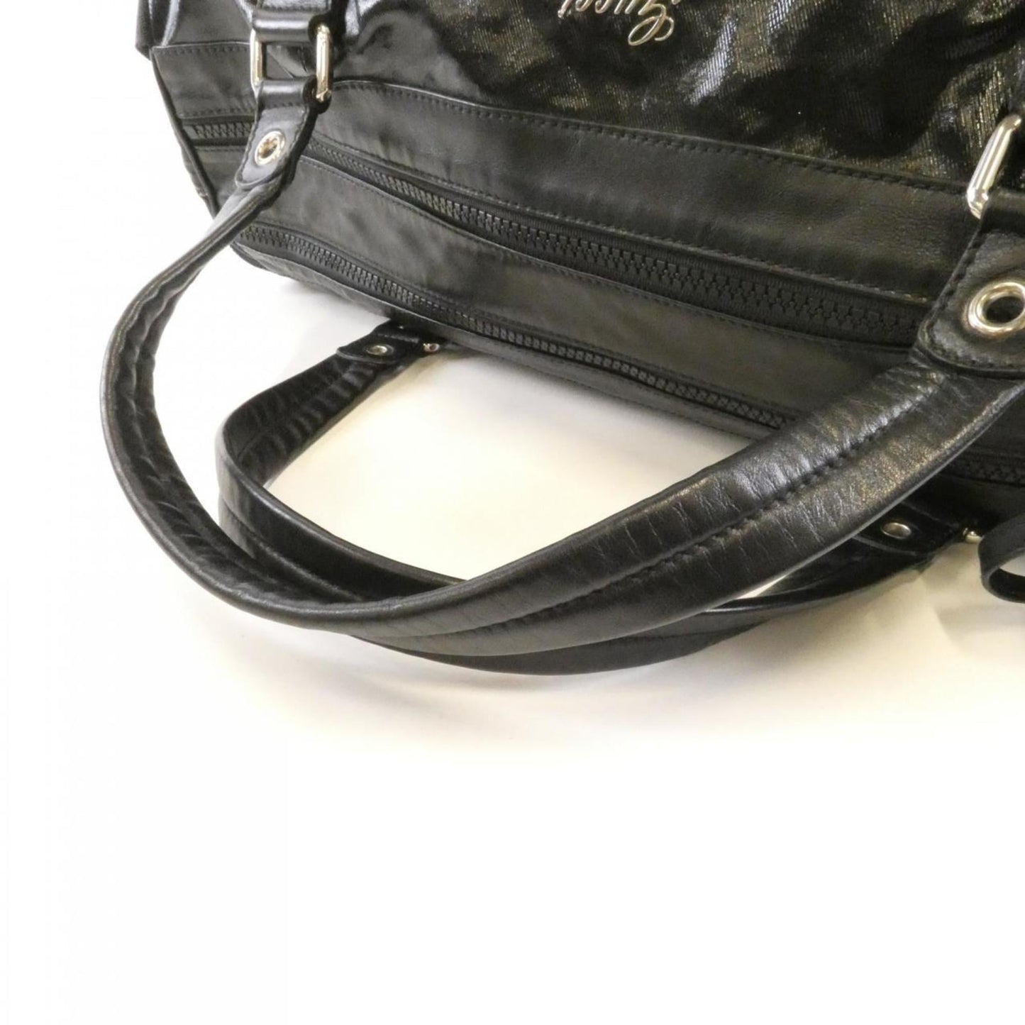 Gucci Black Pvc Boston Bag ( )