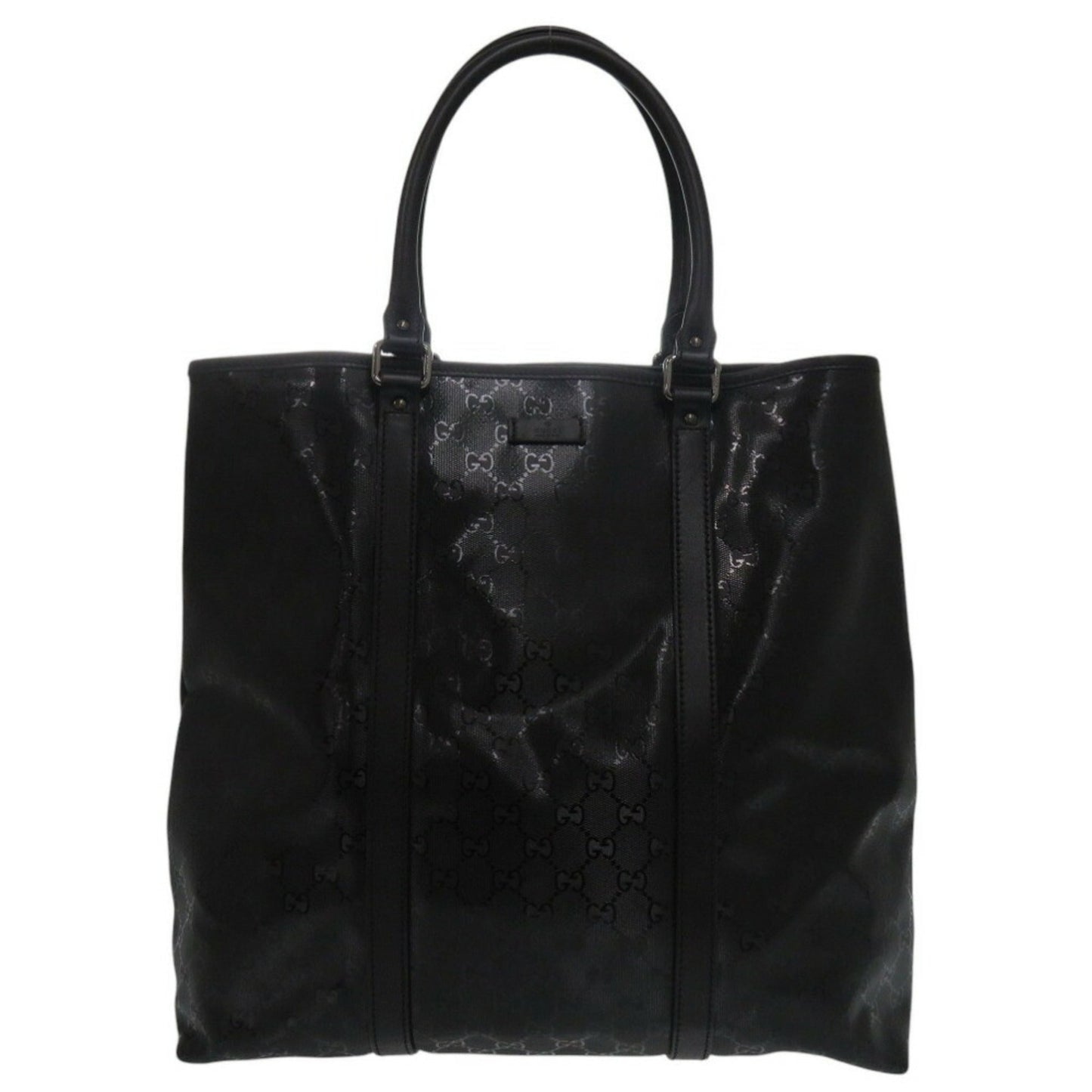 Gucci Black Pvc Tote Bag ( )