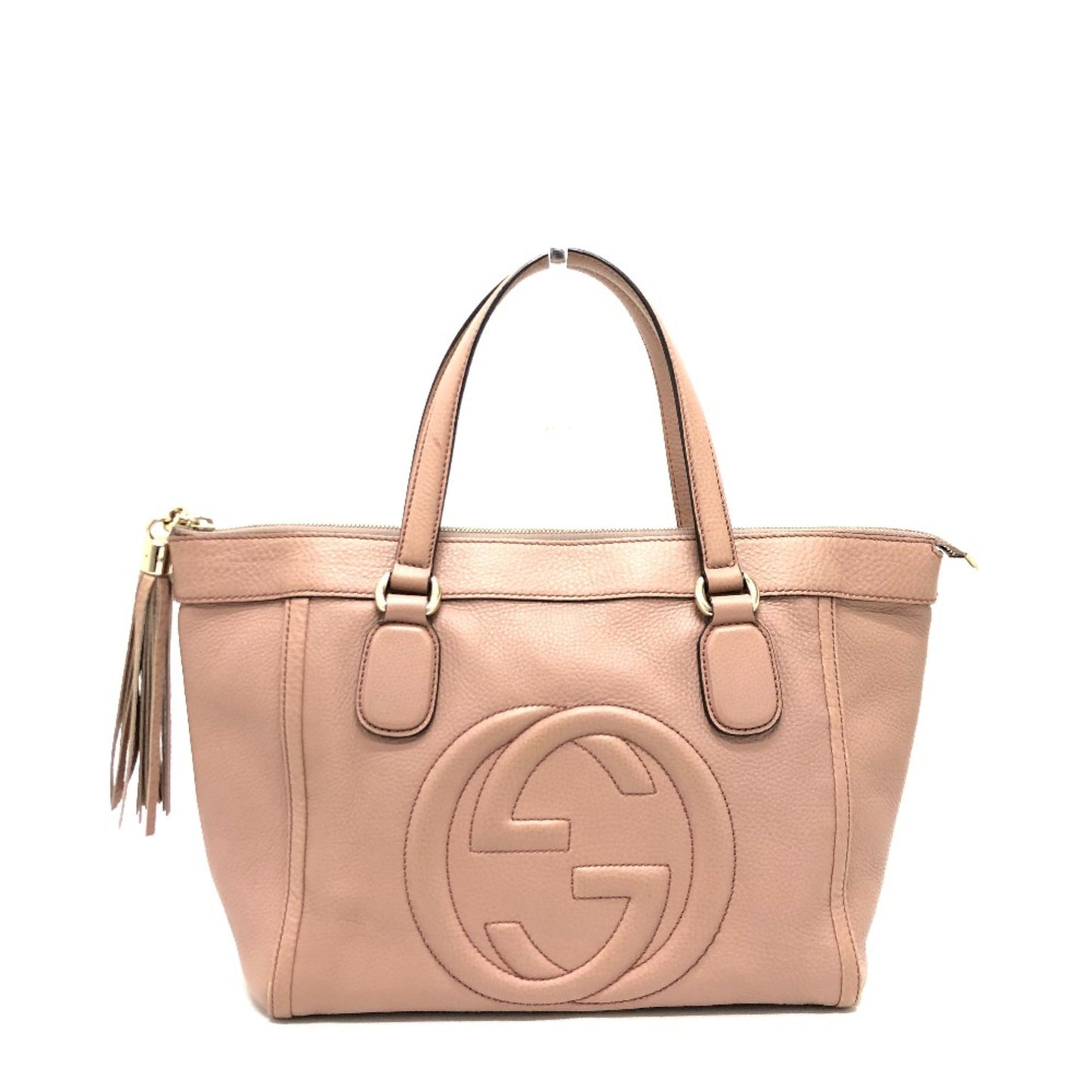Gucci Beige Leather Handbag ( )