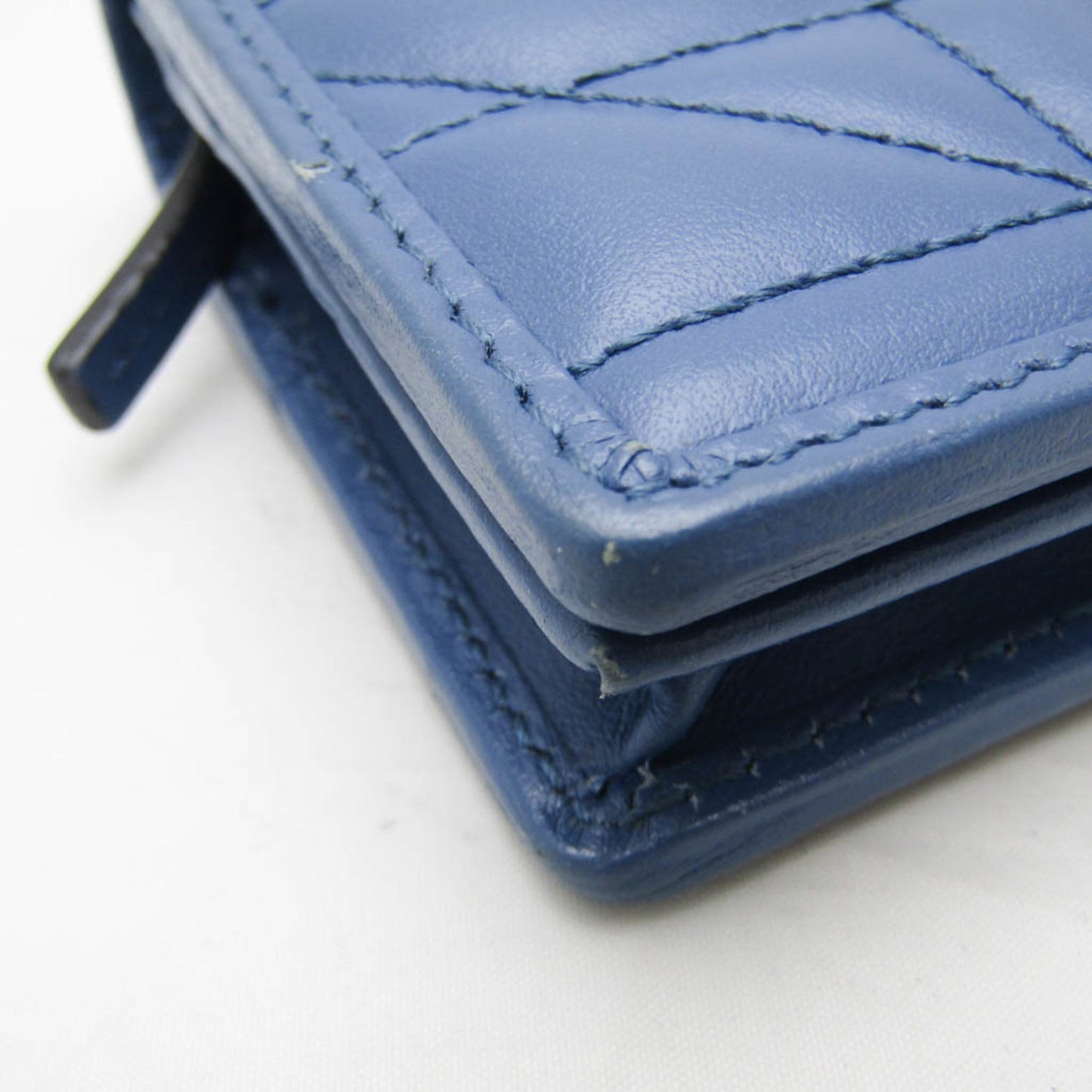 Gucci Blue Leather Wallet (Bi-Fold) ( )