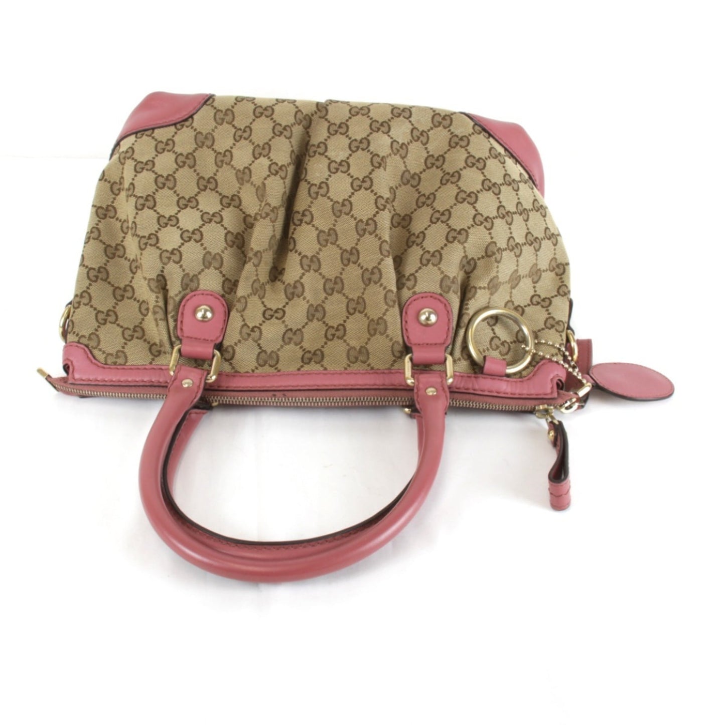 Gucci Brown Gg Canvas Shoulder Bag ( )