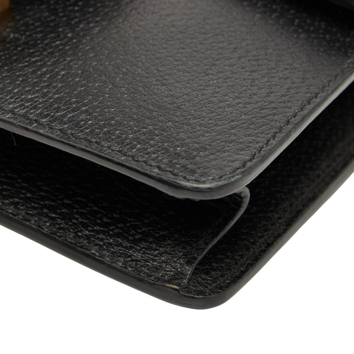 Gucci Black Leather Shoulder Bag ( )