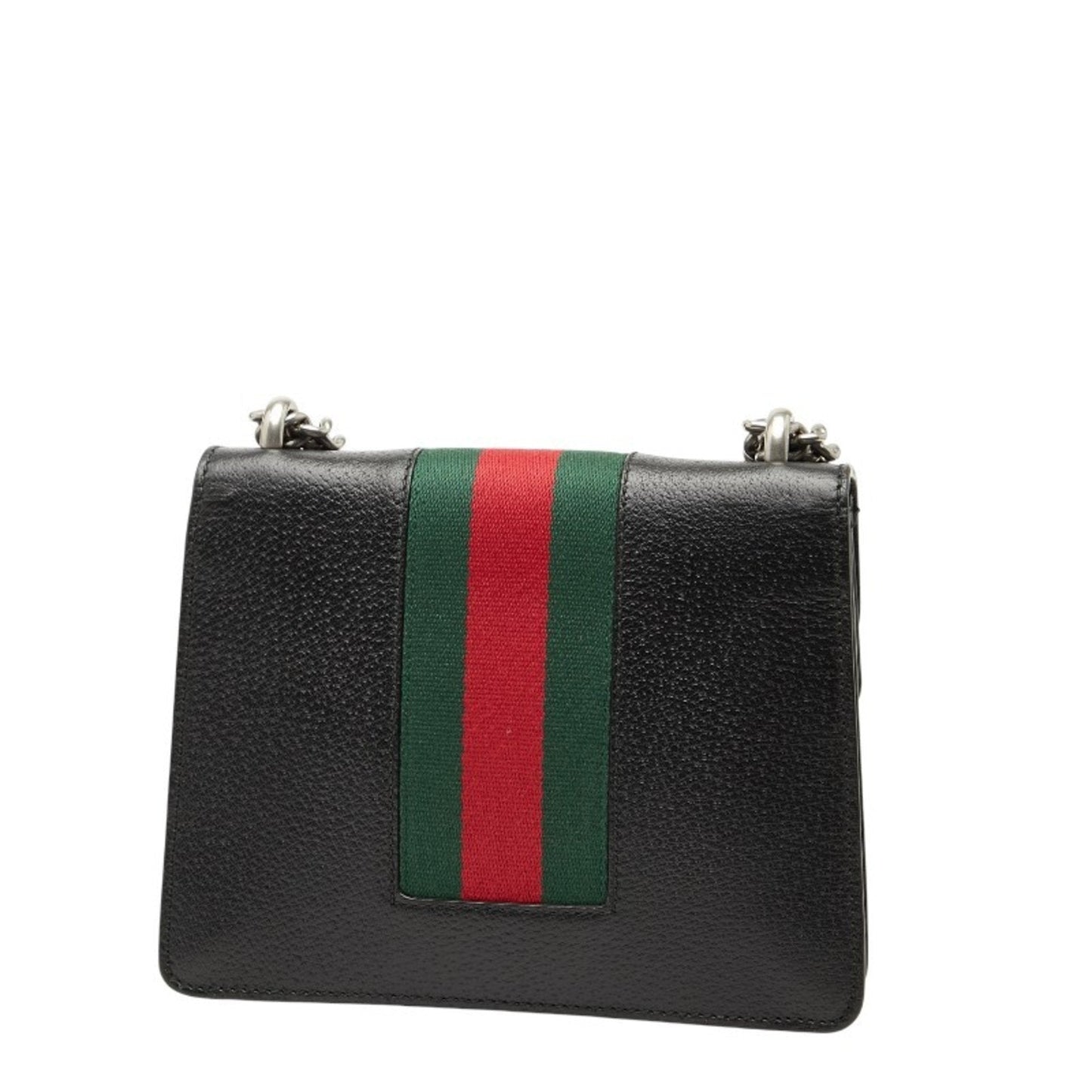 Gucci Black Leather Shoulder Bag ( )