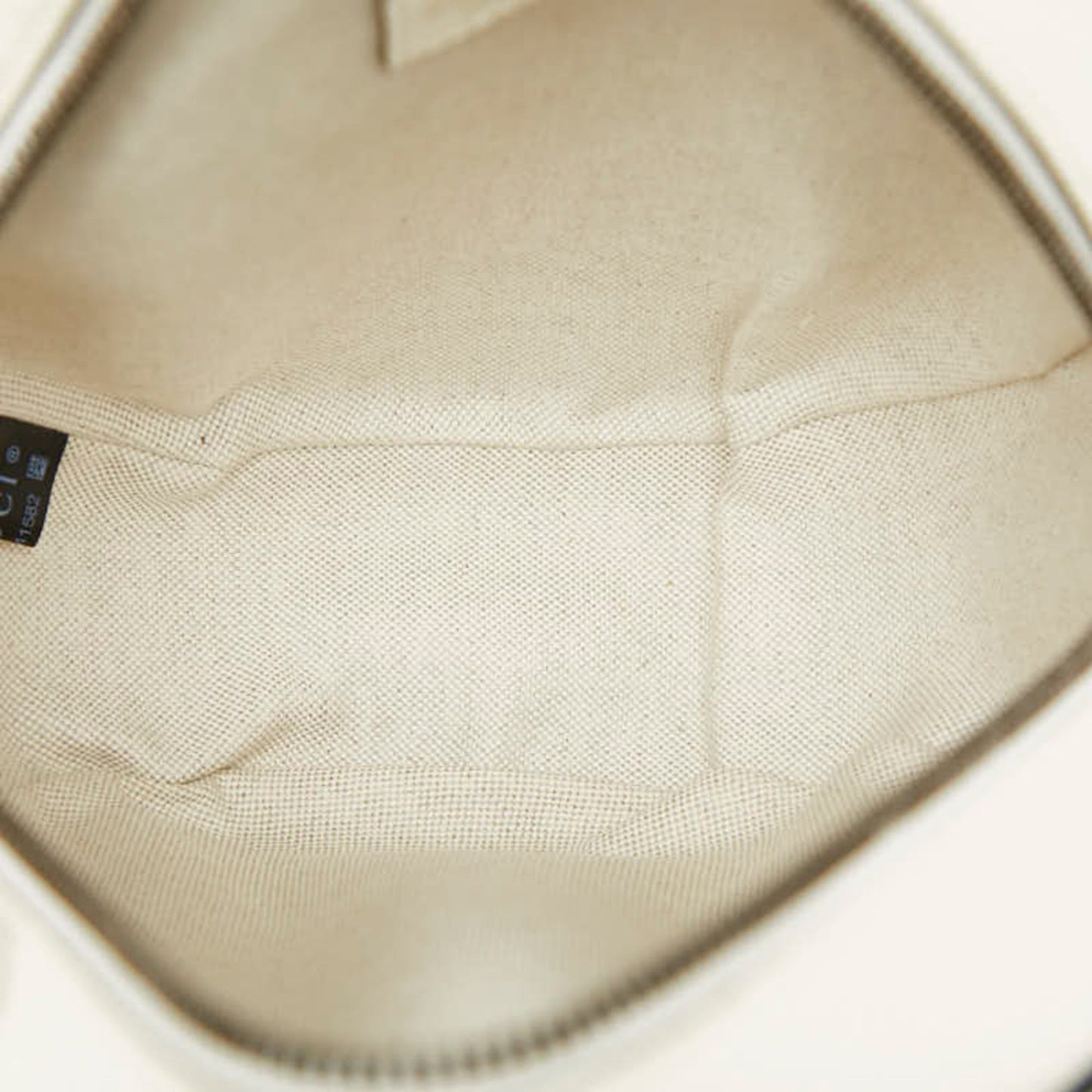 Gucci Black White Leather Shoulder Bag ( )