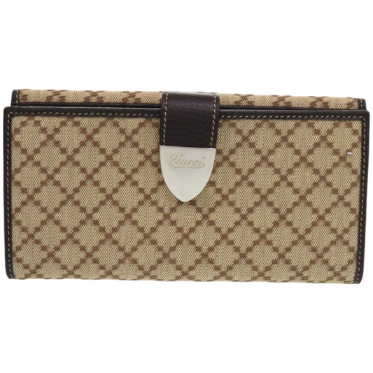 Gucci Diamante Brown Canvas Coin Purse/Coin Case ( )