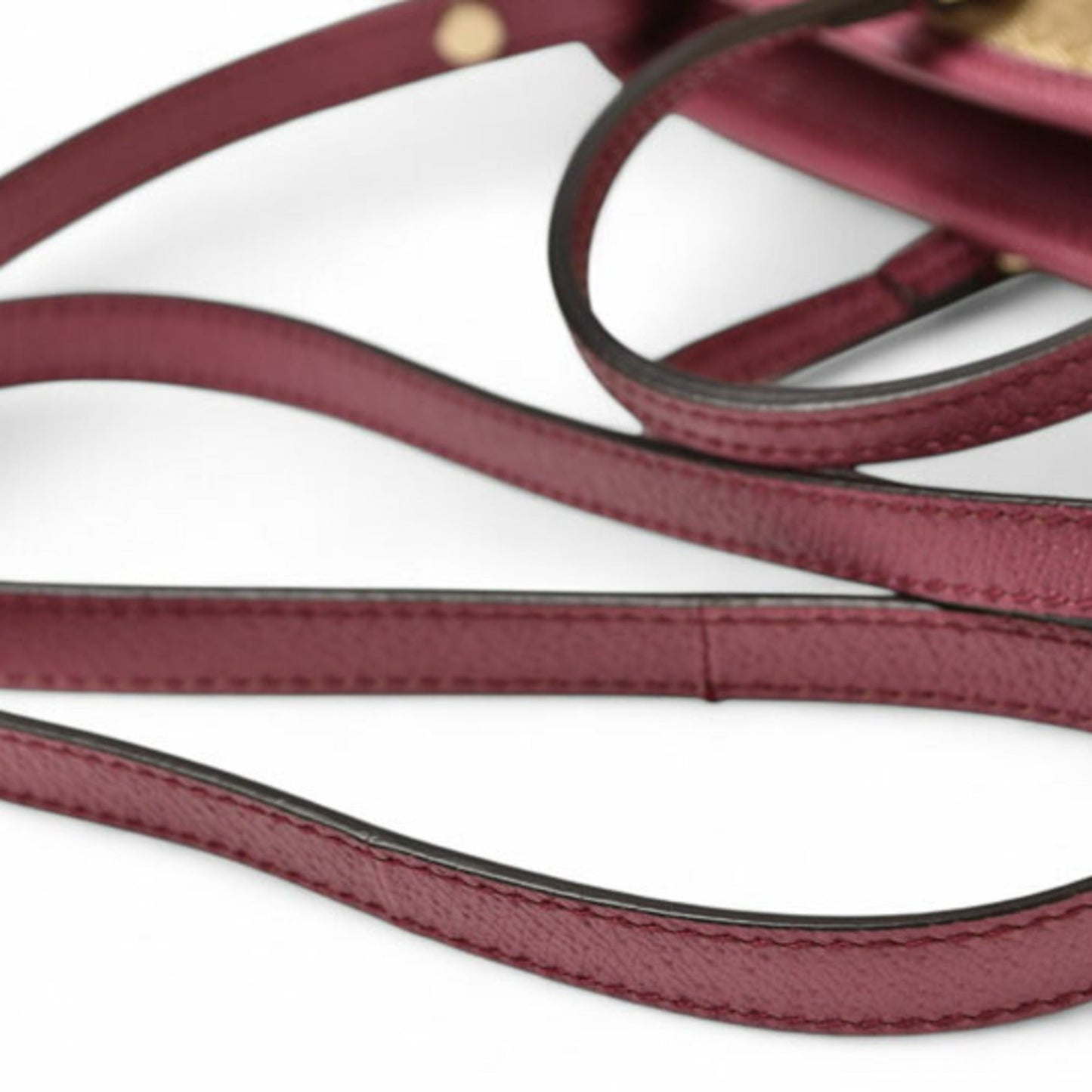 Gucci Beige Pink Gg Canvas Leather Handbag Shoulder Bag ( )