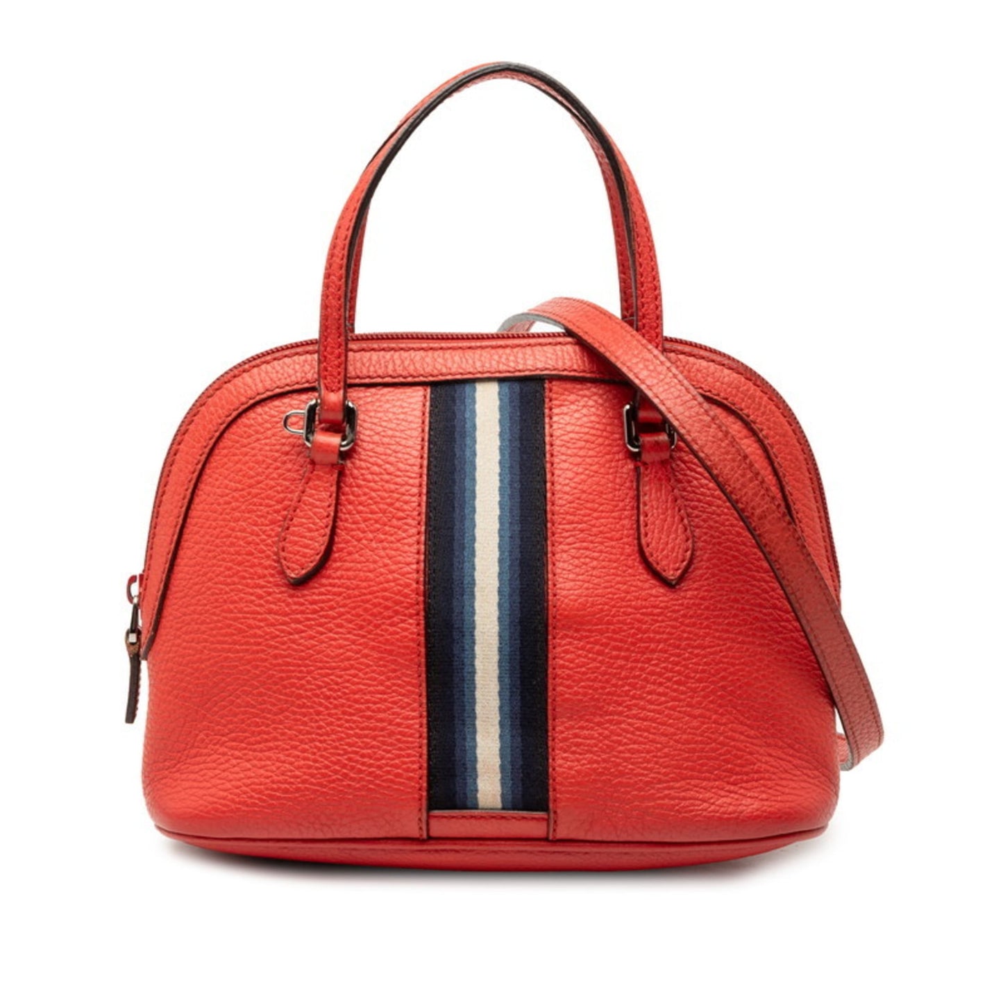 Gucci Multi-Color Red Color Leather Handbag Shoulder Bag ( )