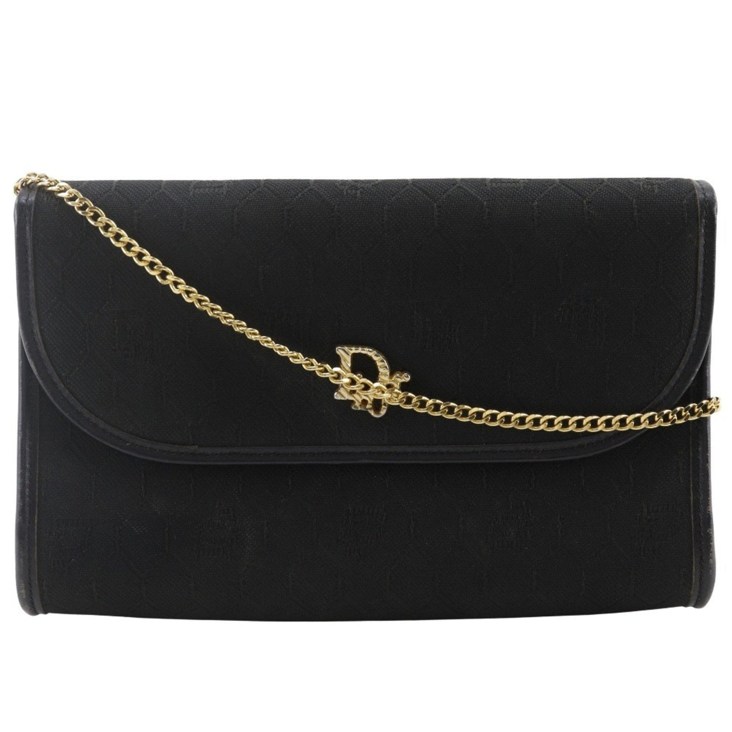 Christian Dior Black Nylon Canvas Shoulder Bag ()