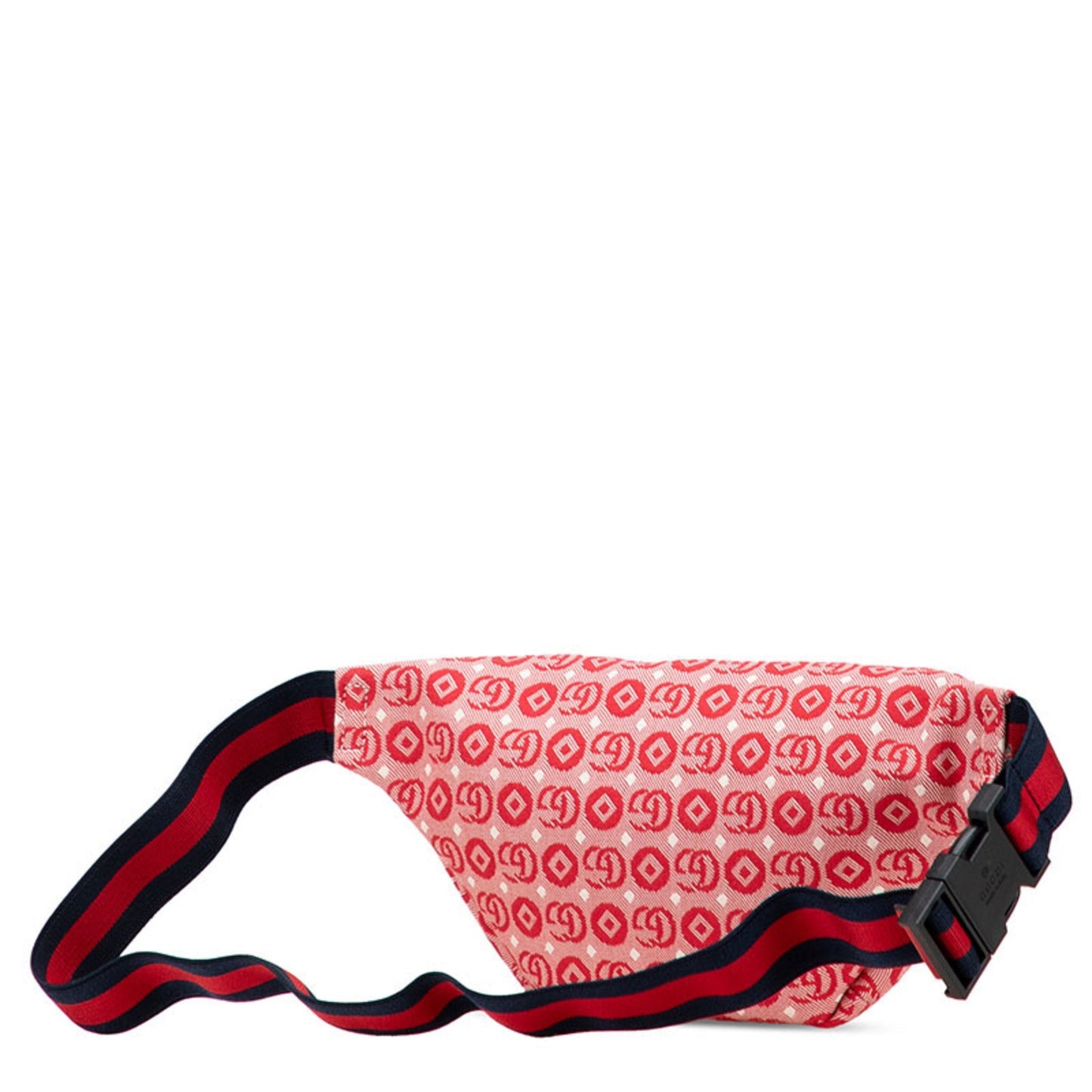 Gucci Red Color Canvas Leather Sling Bag ( )