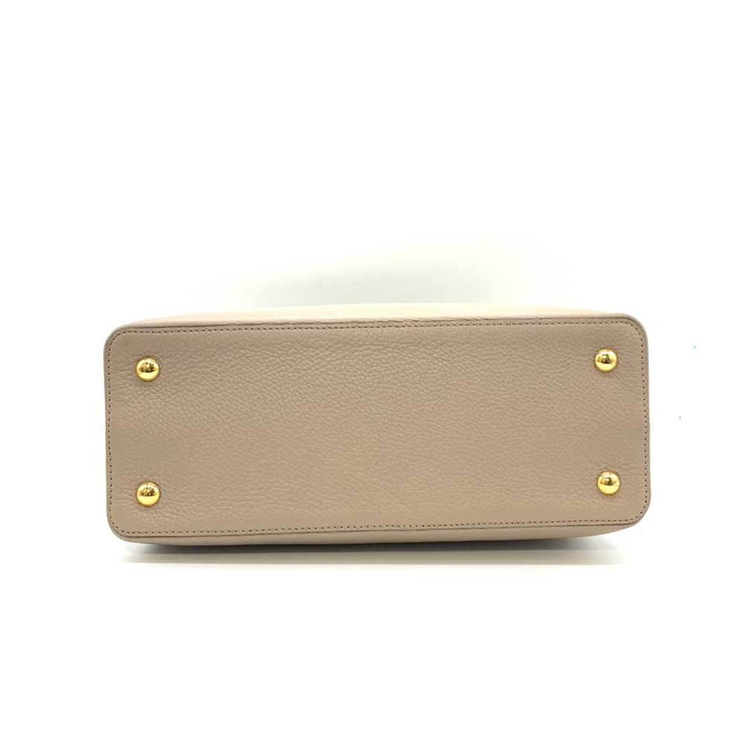 LOUIS VUITTON Bag Capucines MM Gale Beige Greige Handbag One Handle Studded LV Ladies Taurillon Leather M94428 LOUISVUITTON
