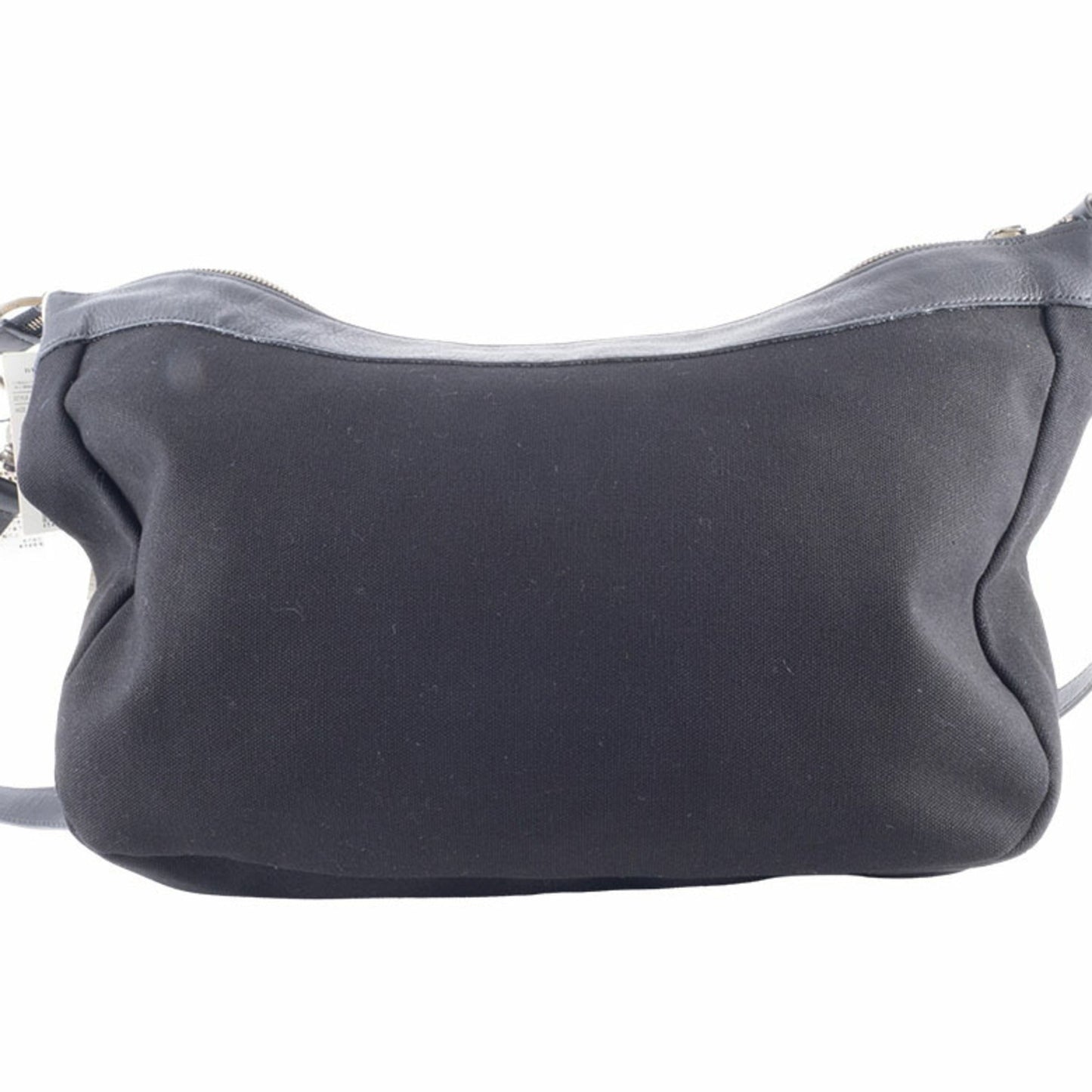 Burberry Black Canvas Leather Shoulder Bag ( )