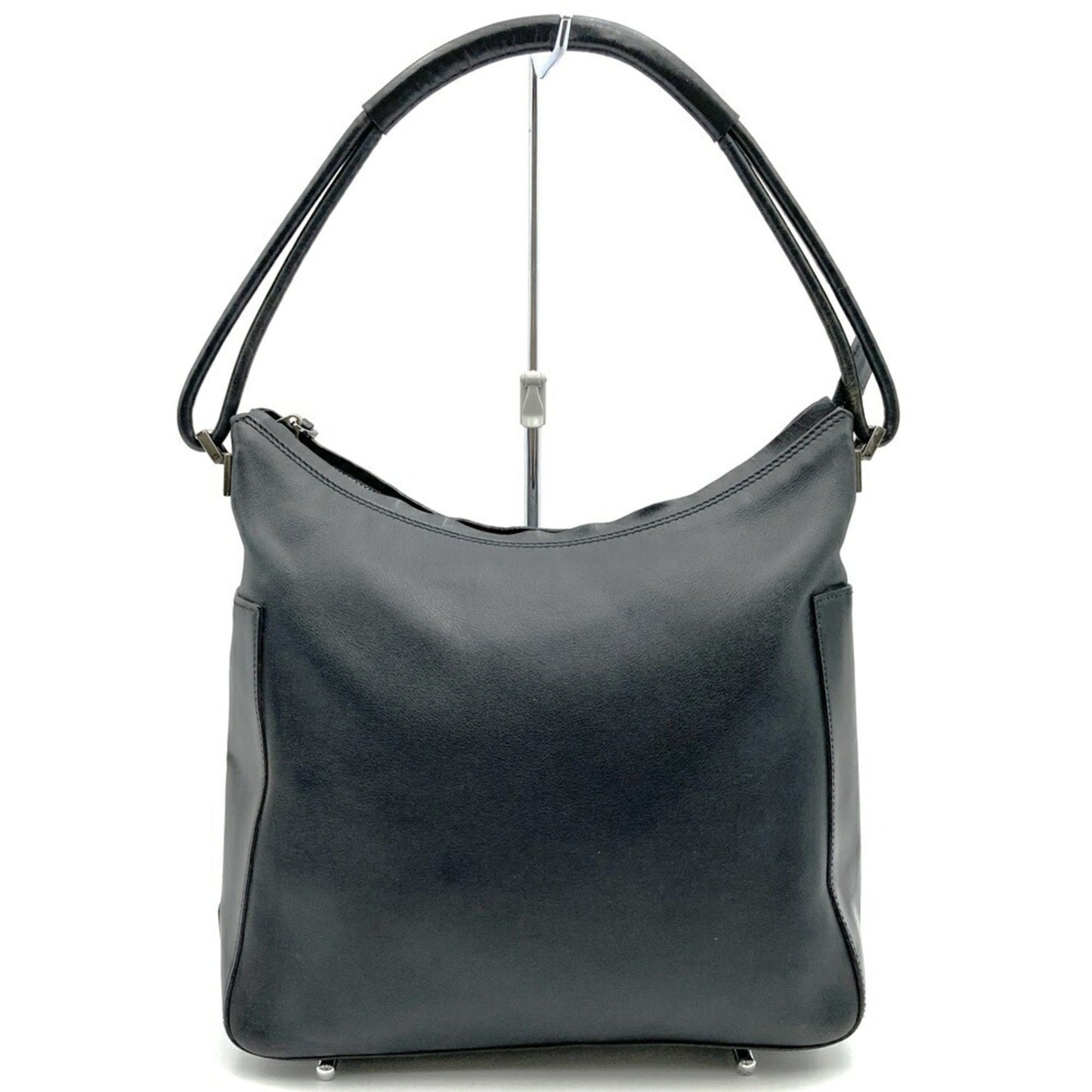 Gucci Black Leather Handbag Shoulder Bag ( )
