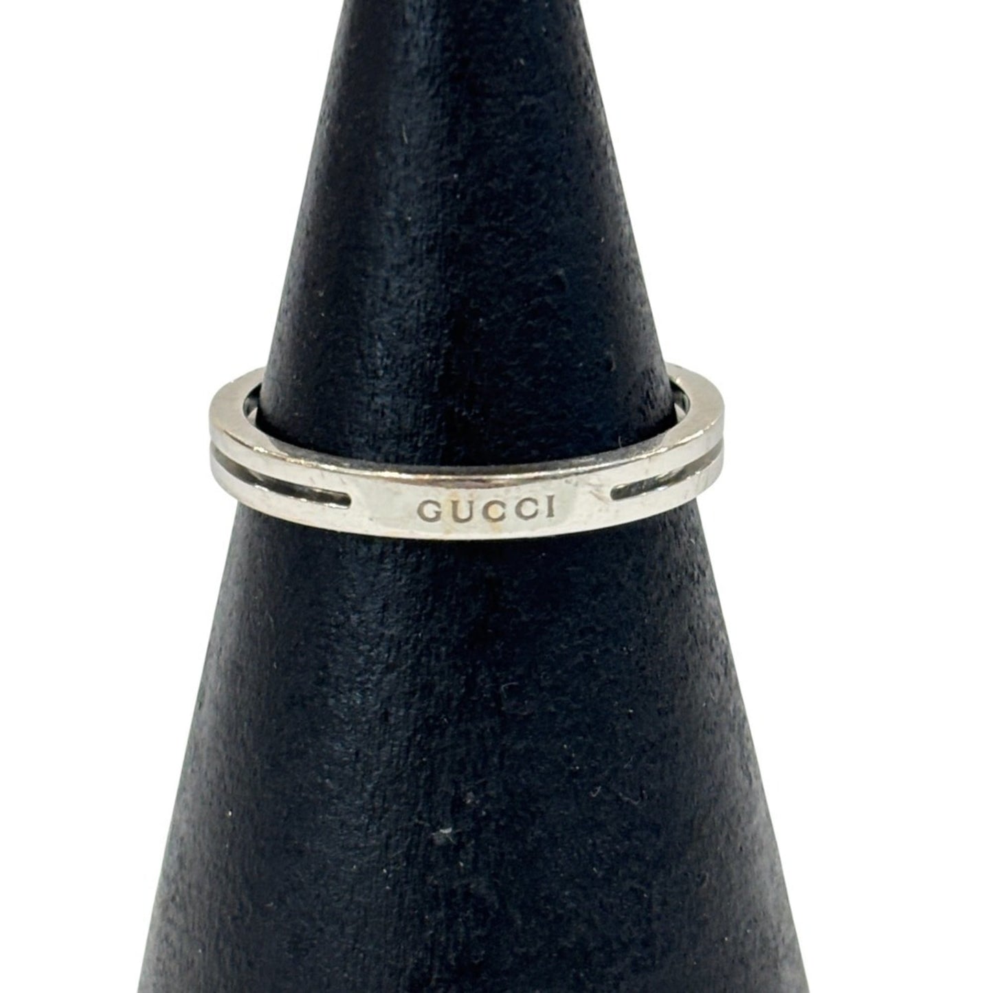 Gucci White Gold White Gold (18K) Band Ring ( )