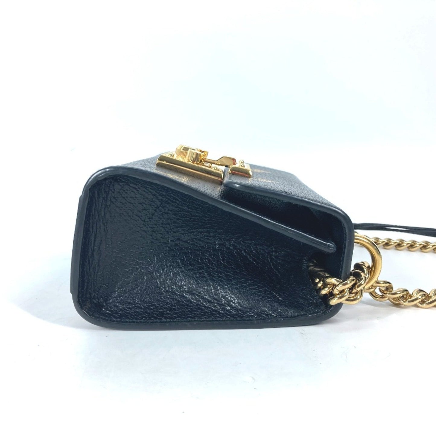 Gucci Black Leather Shoulder Bag ( )