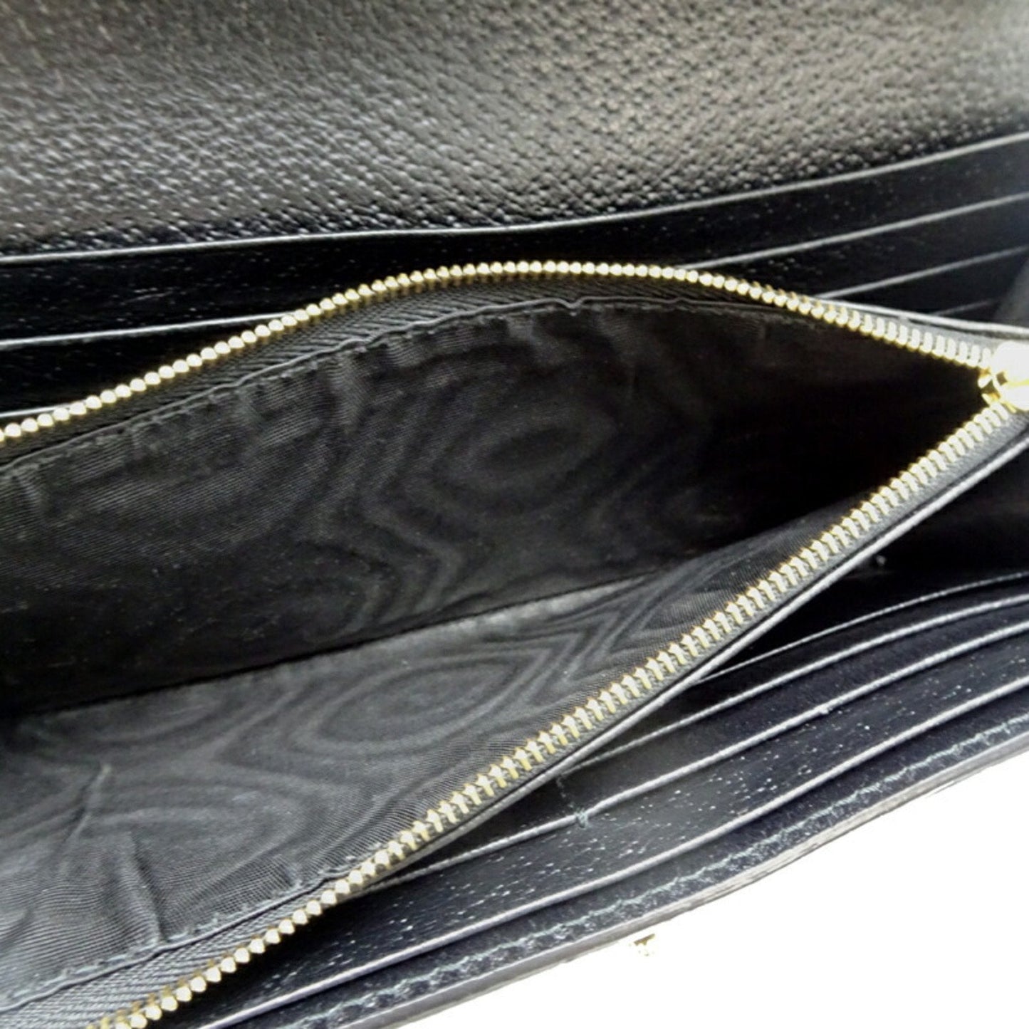 Gucci Black Gg Canvas Chain/Shoulder Wallet ( )
