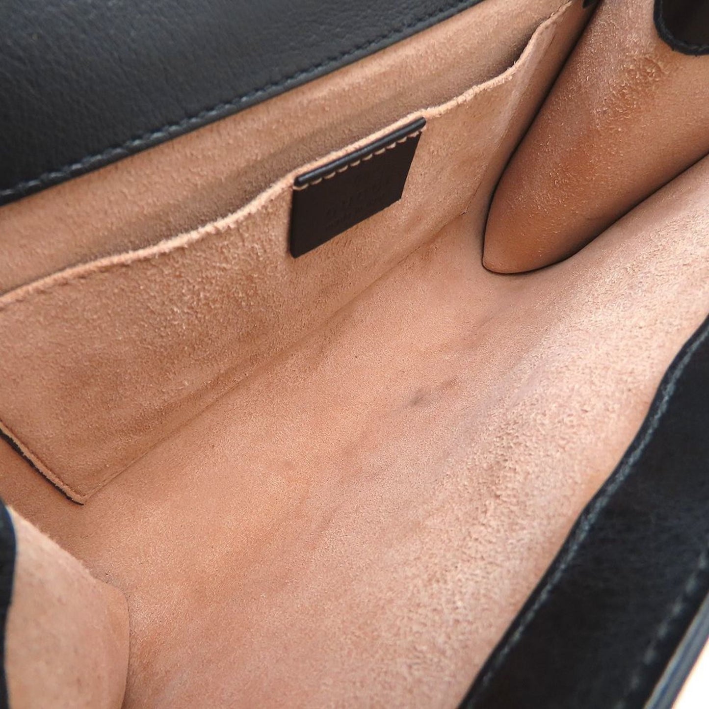 Gucci Black Leather Shoulder Bag ( )