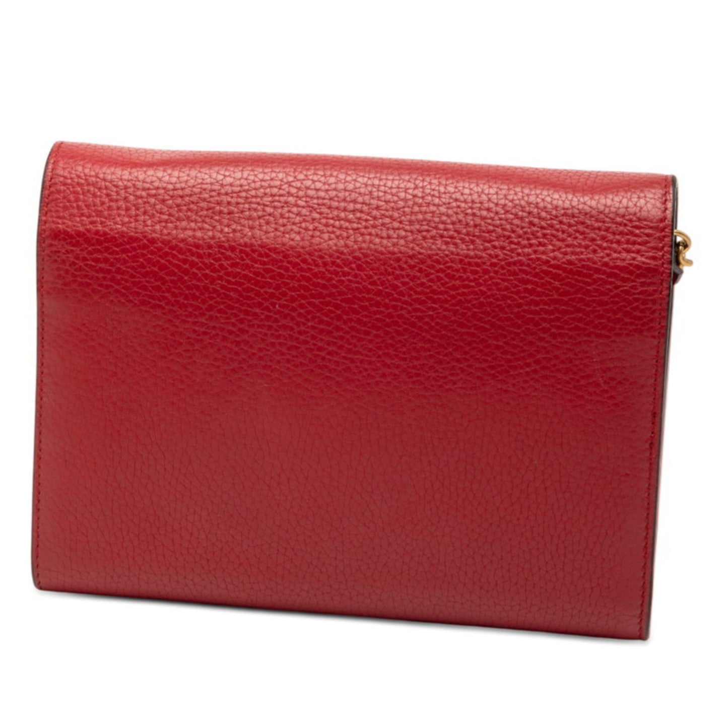 Gucci Red Color Leather Shoulder Bag ( )