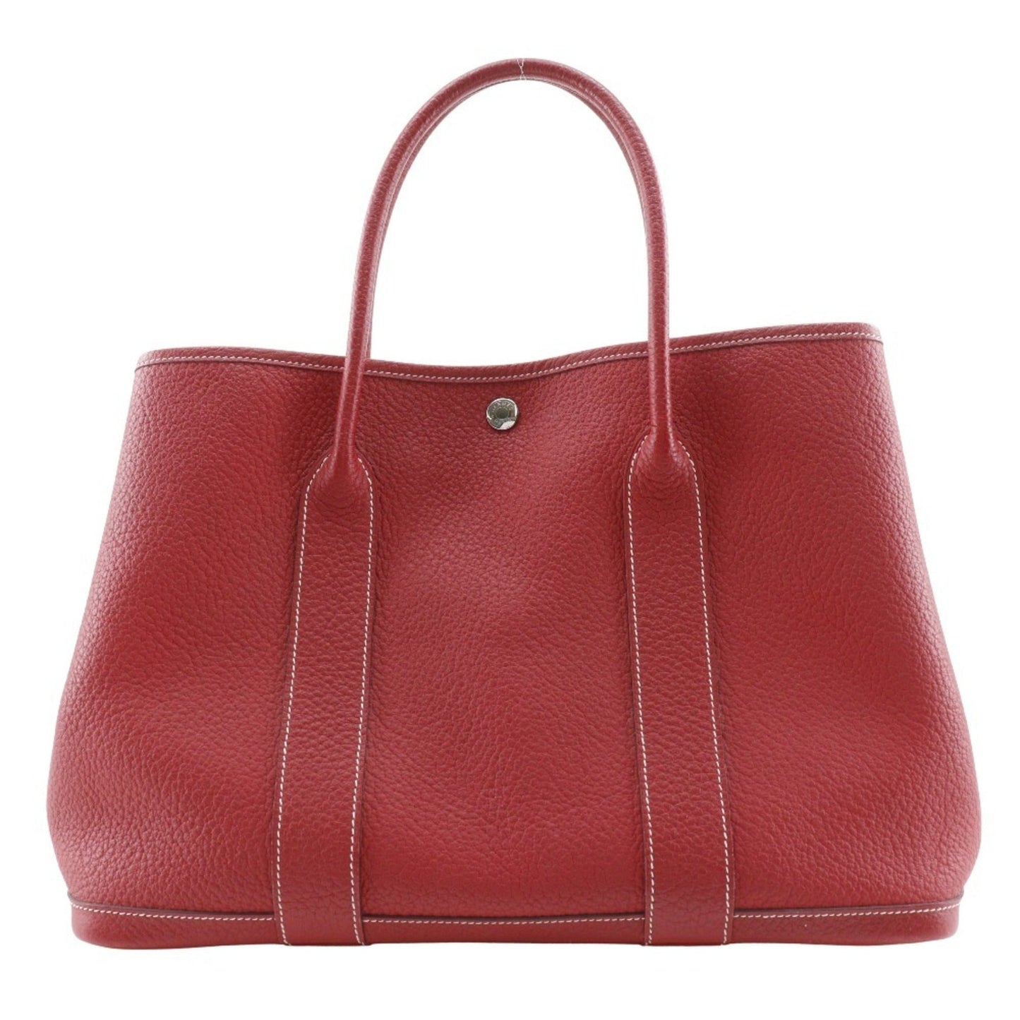 Hermes Red Color Negonda Leather Tote Bag ( )