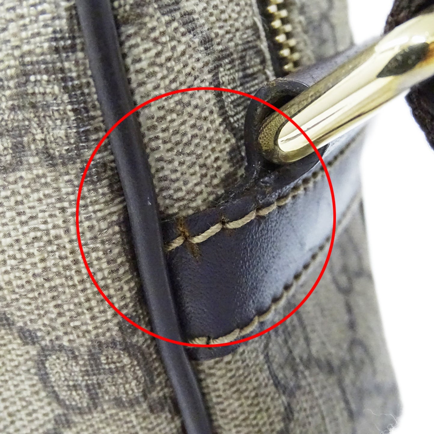 Gucci Beige Brown Gg Supreme Shoulder Bag ( )