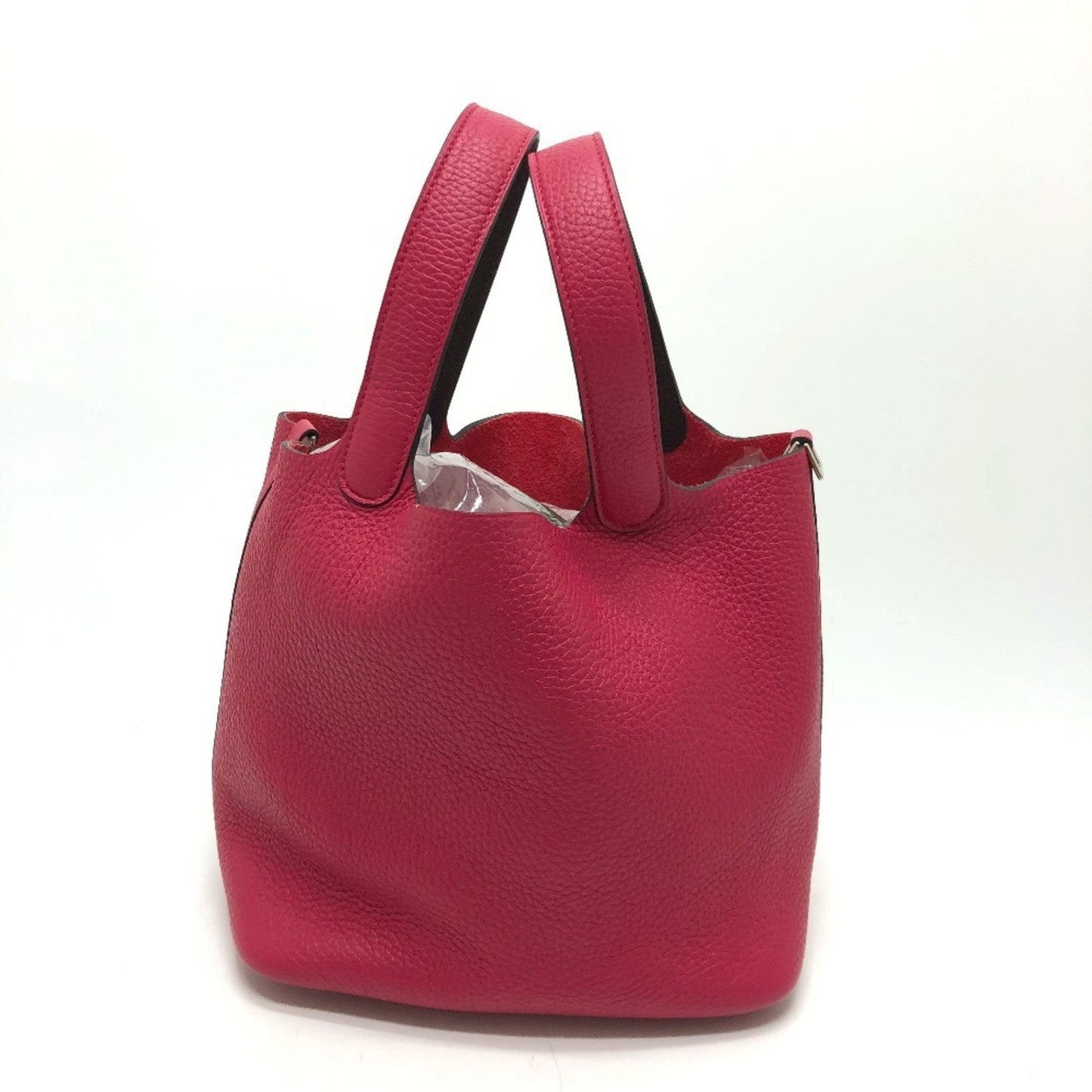 Hermes Pink Togo Leather Handbag Tote Bag ( )