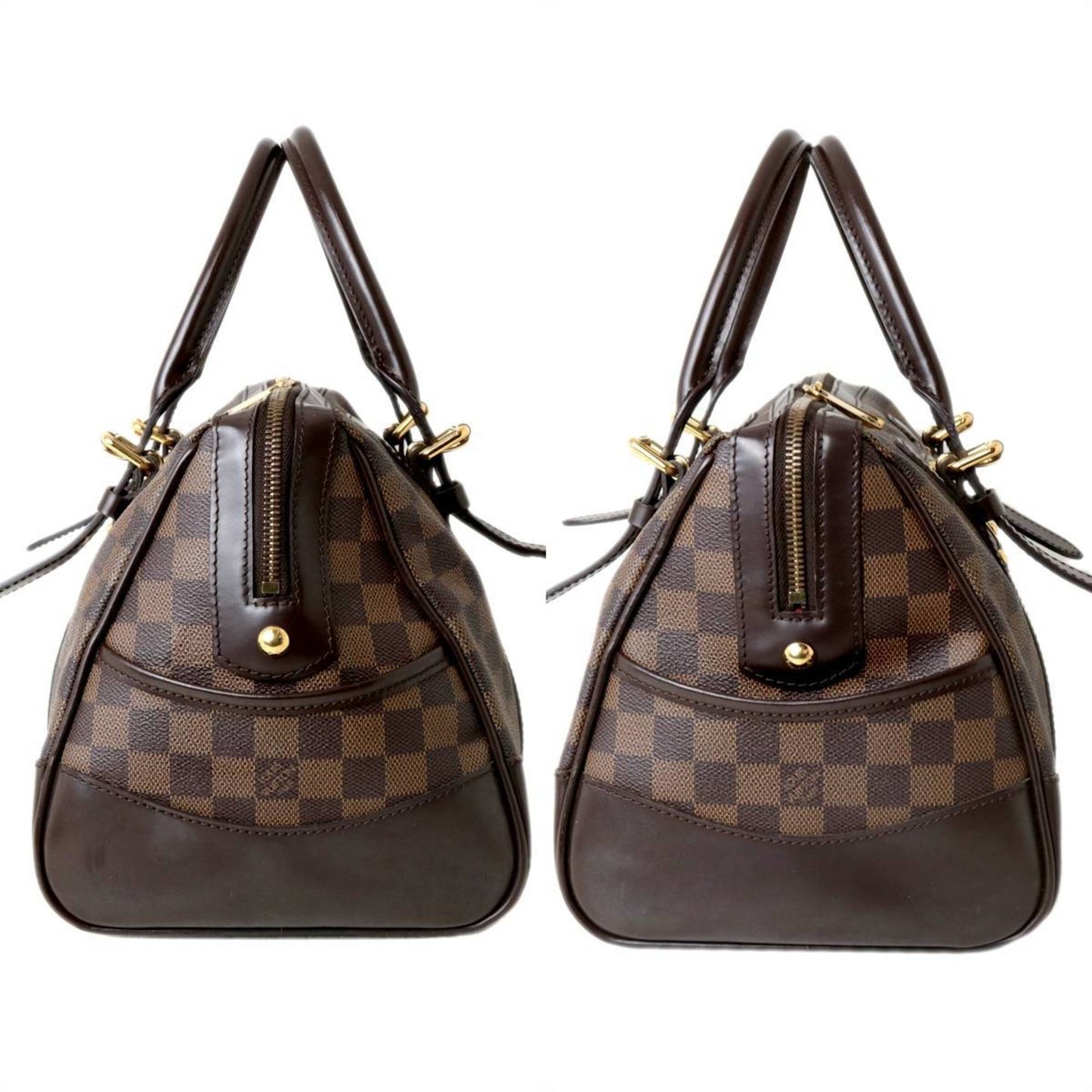 LOUIS VUITTON Berkeley Handbag Plate Damier Ebene