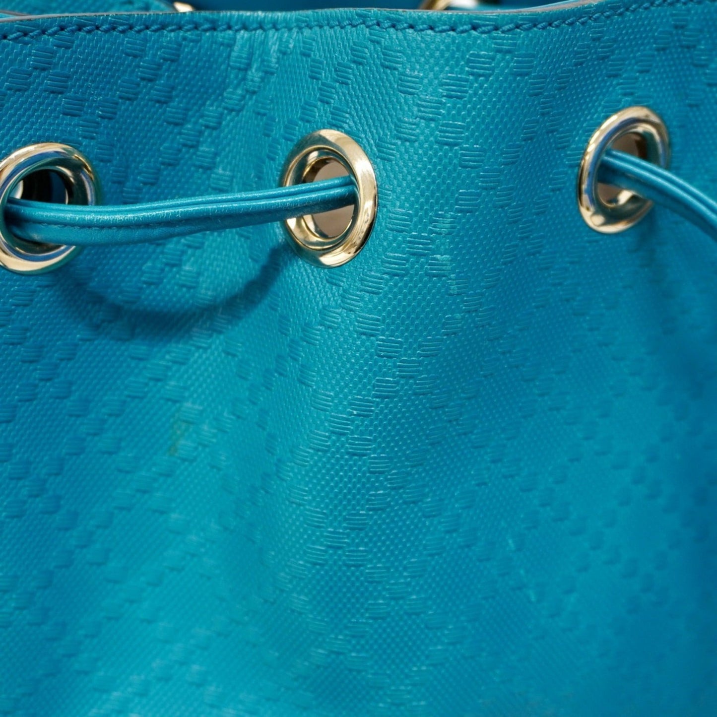 Gucci Blue Leather Shoulder Bag ( )
