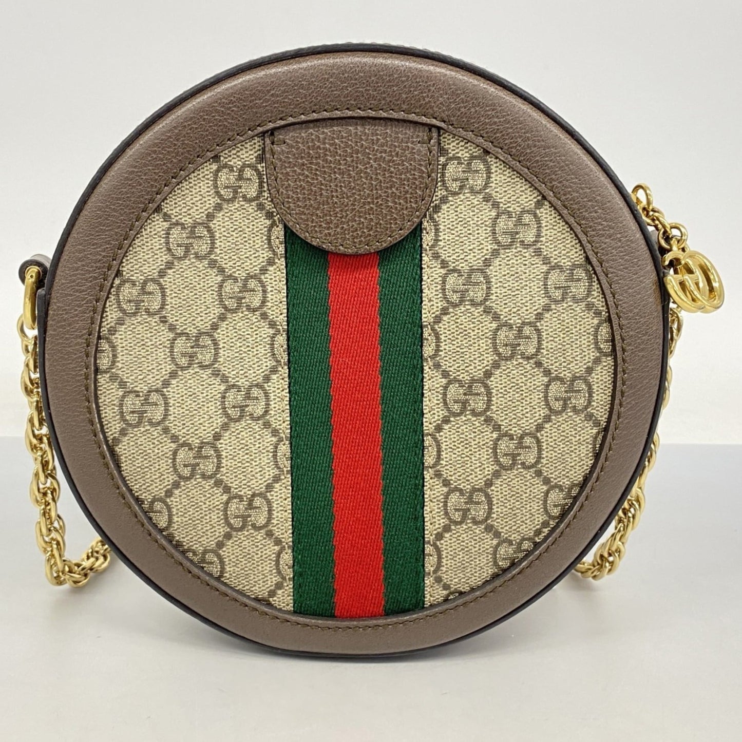 Gucci Brown Pvc Leather Shoulder Bag ( )
