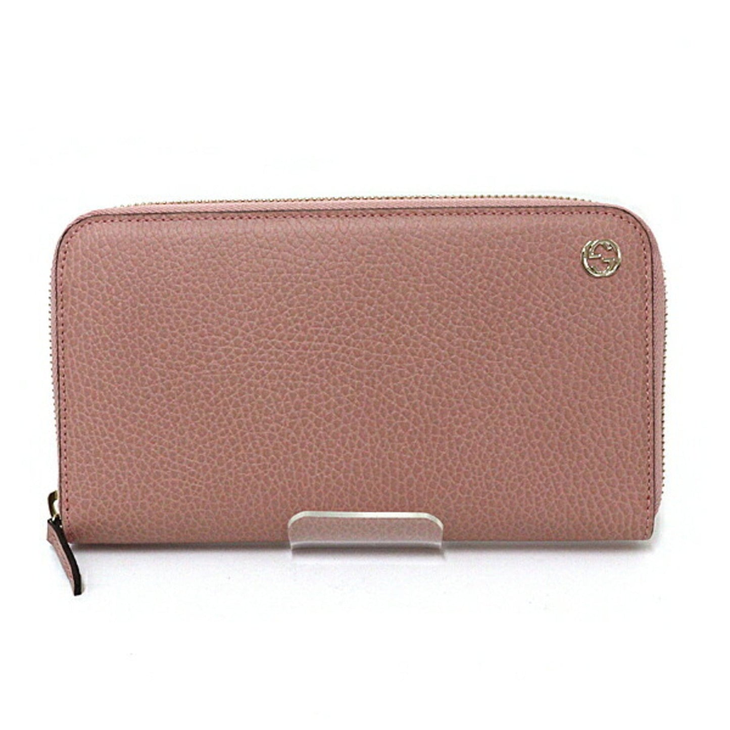 Gucci Pink Leather Long Wallet (Bi-Fold) ( )
