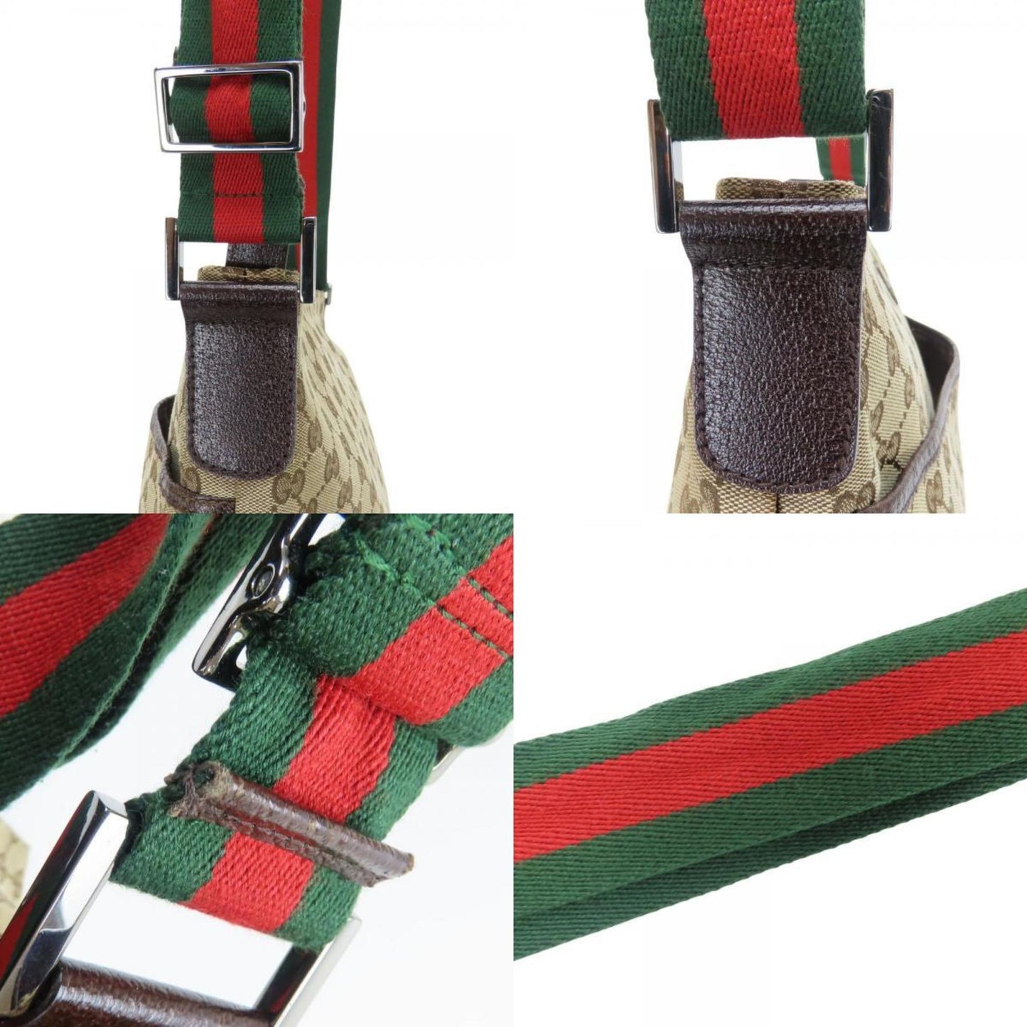 Gucci Beige Gg Canvas Shoulder Bag ( )