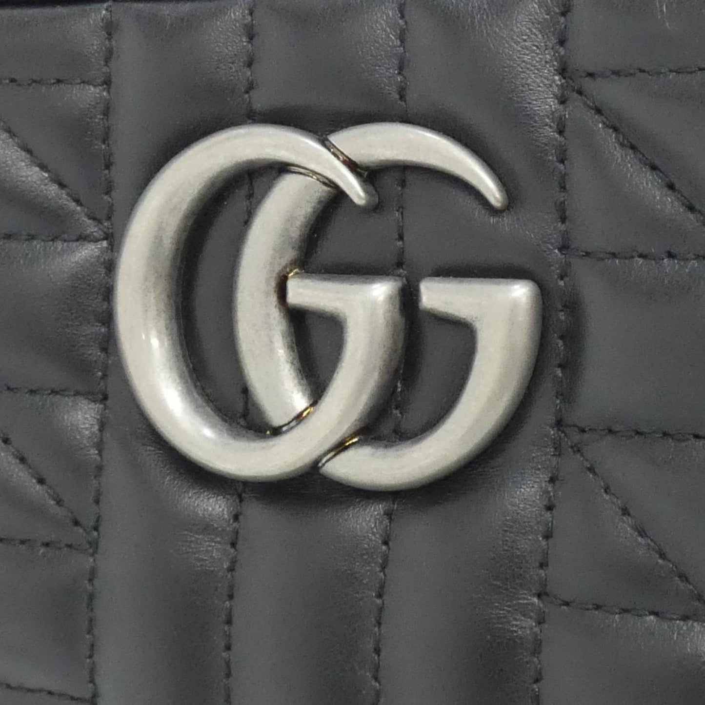 Gucci Black Leather Shoulder Bag ( )