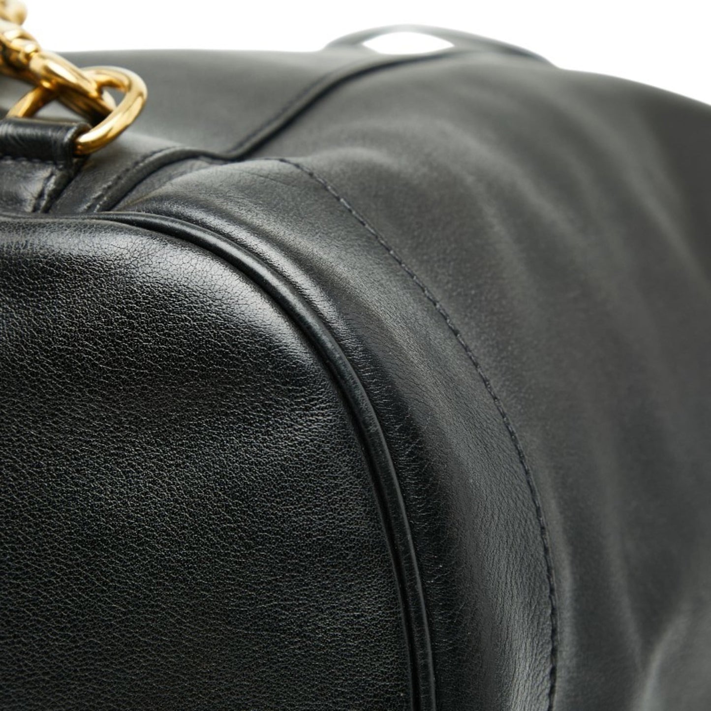 Gucci Black Leather Shoulder Bag Sling Bag ( )