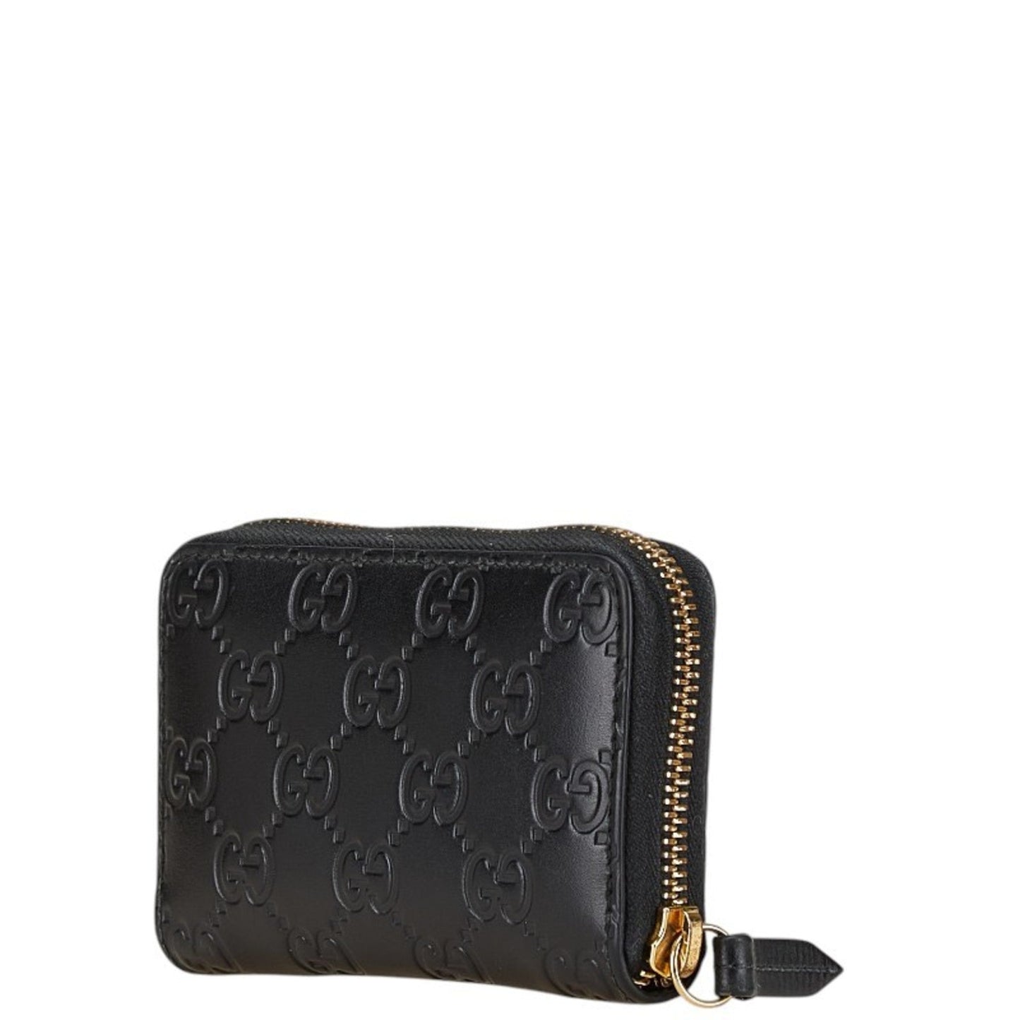 Gucci Black Leather Coin Purse/Coin Case ( )