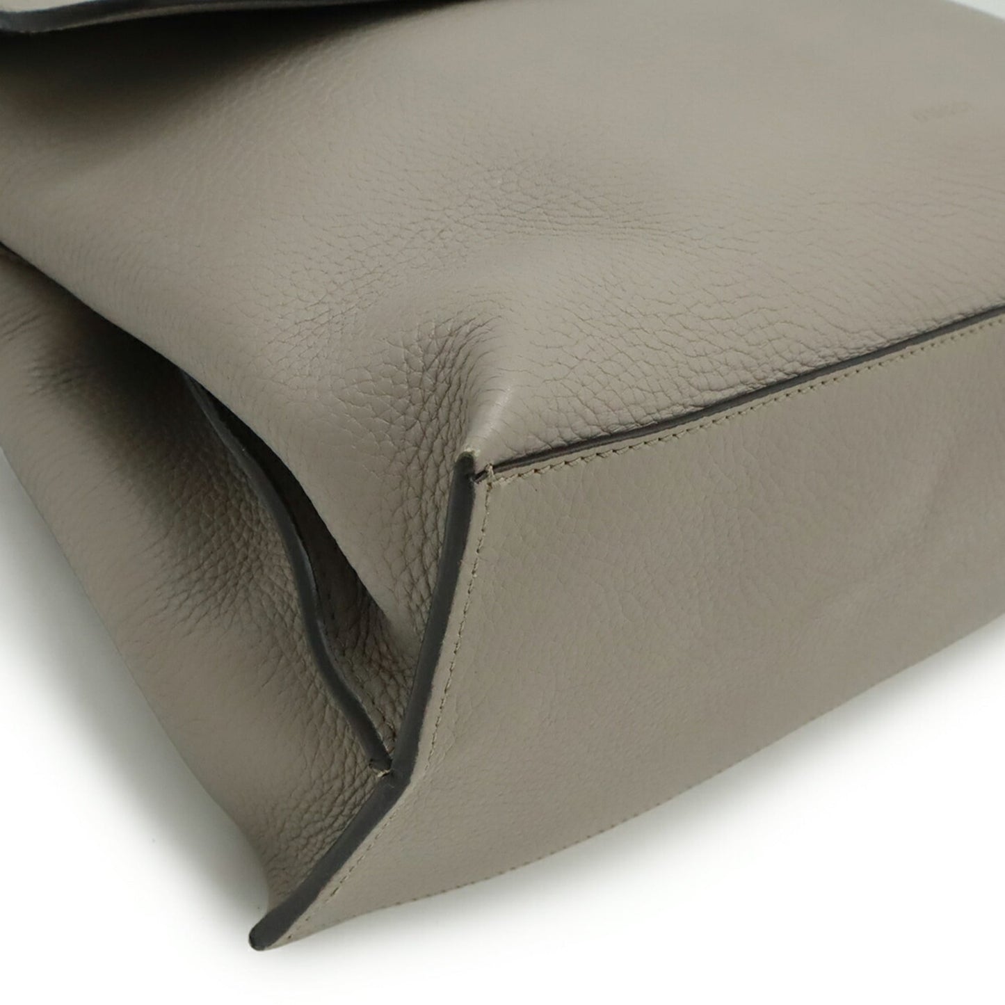 Gucci Gray Bamboo Leather Handbag Shoulder Bag ( )