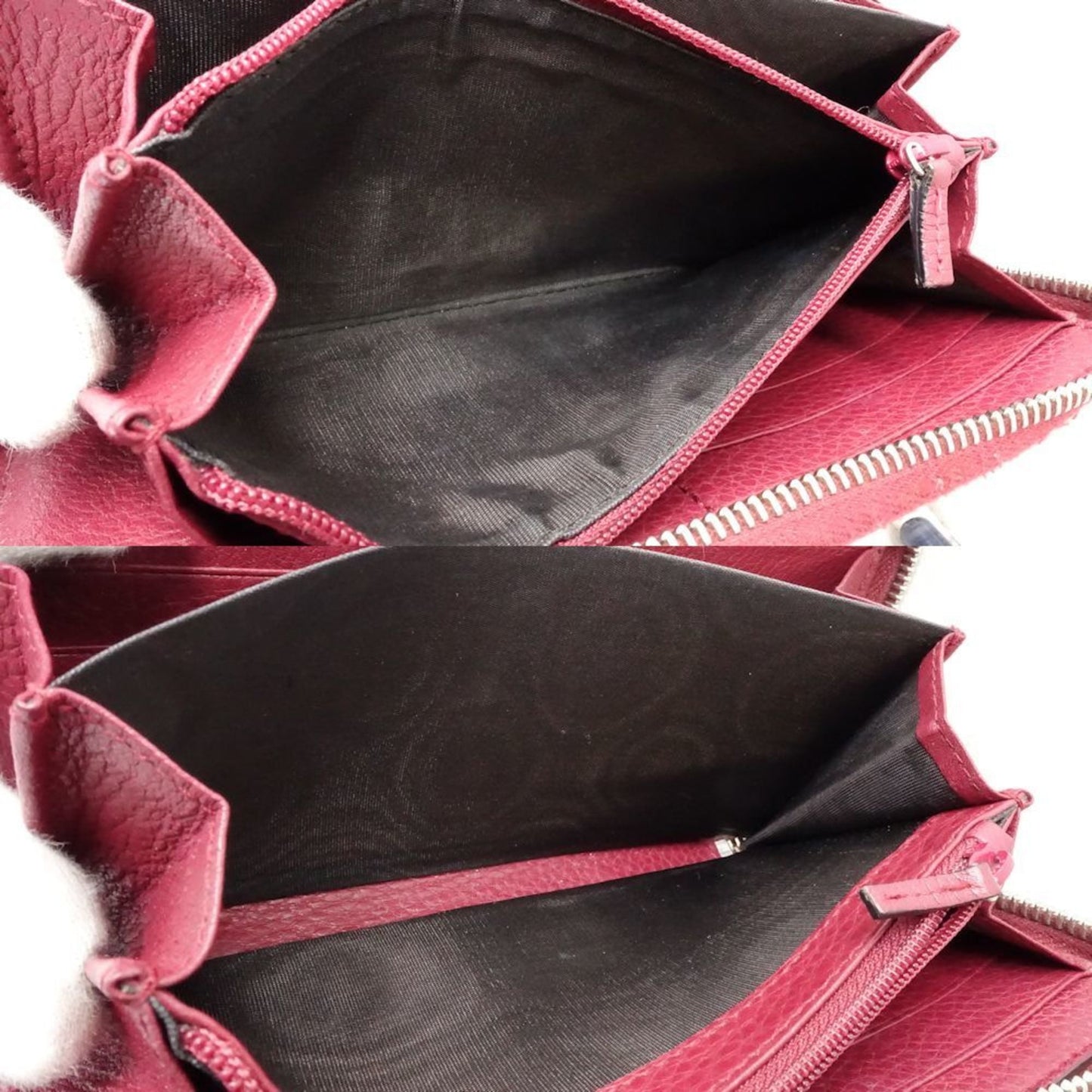 Gucci Soho Bordeaux Leather Long Wallet (Bi-Fold) ( )