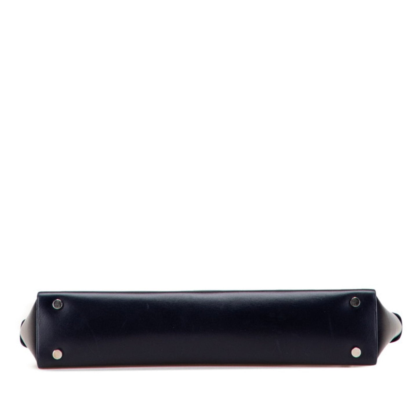 Hermes Navy Box Calf Leather Handbag ( )