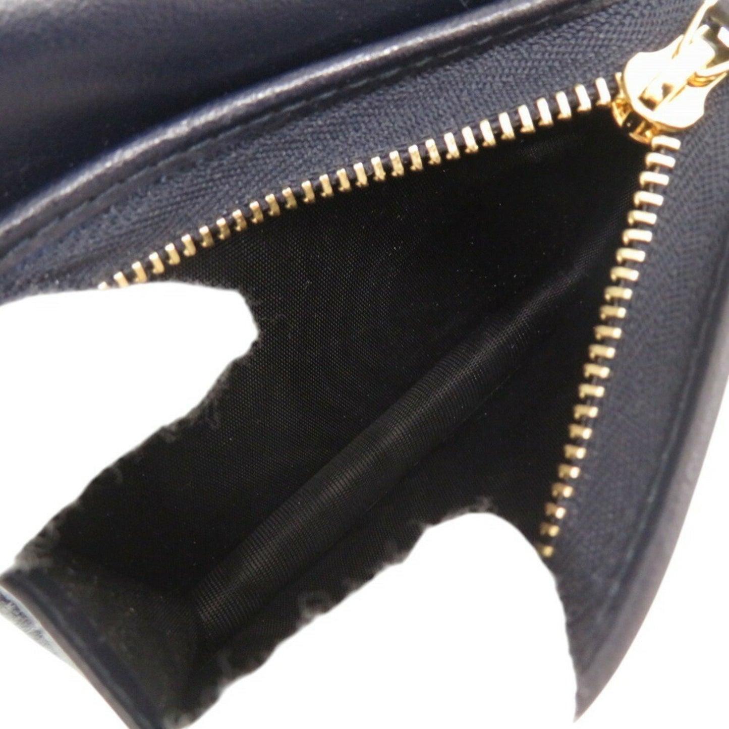 Gucci Beige Navy Canvas Leather Wallet (Bi-Fold) ( )
