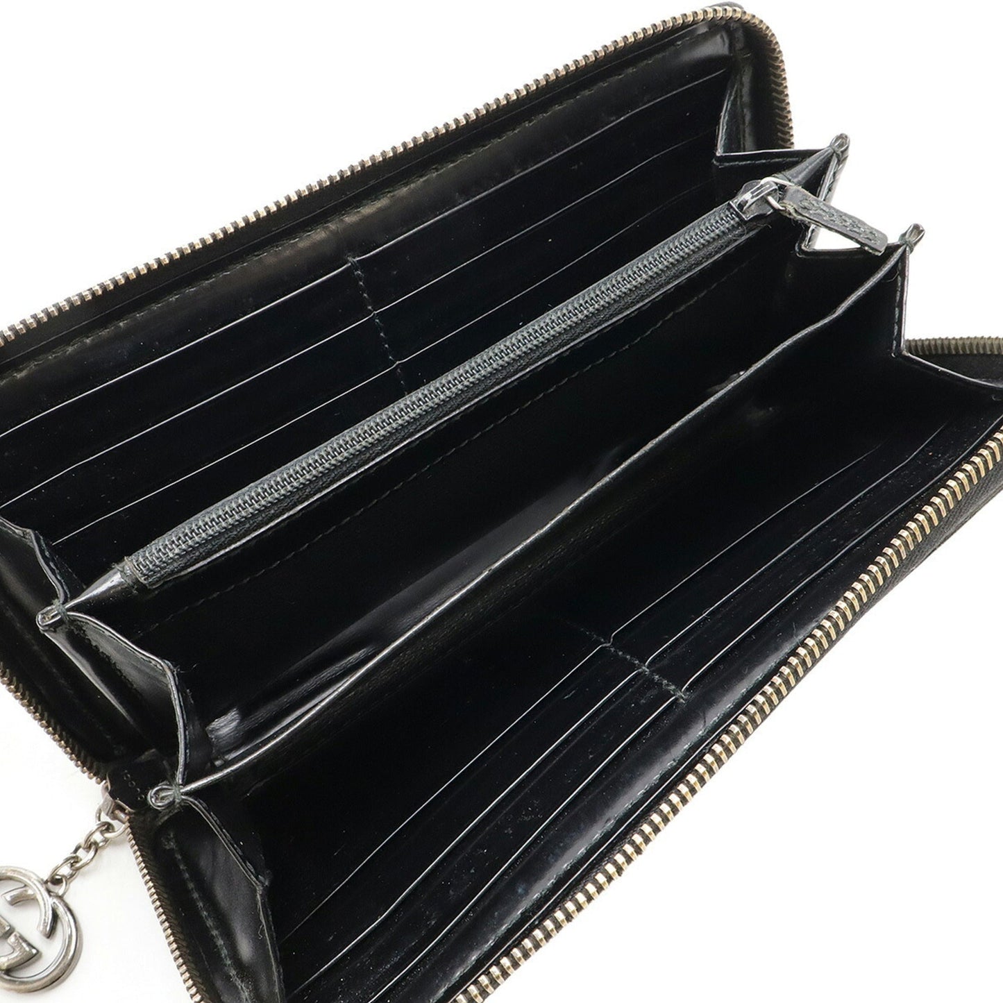 Gucci Black Pvc Long Wallet (Bi-Fold) ( )