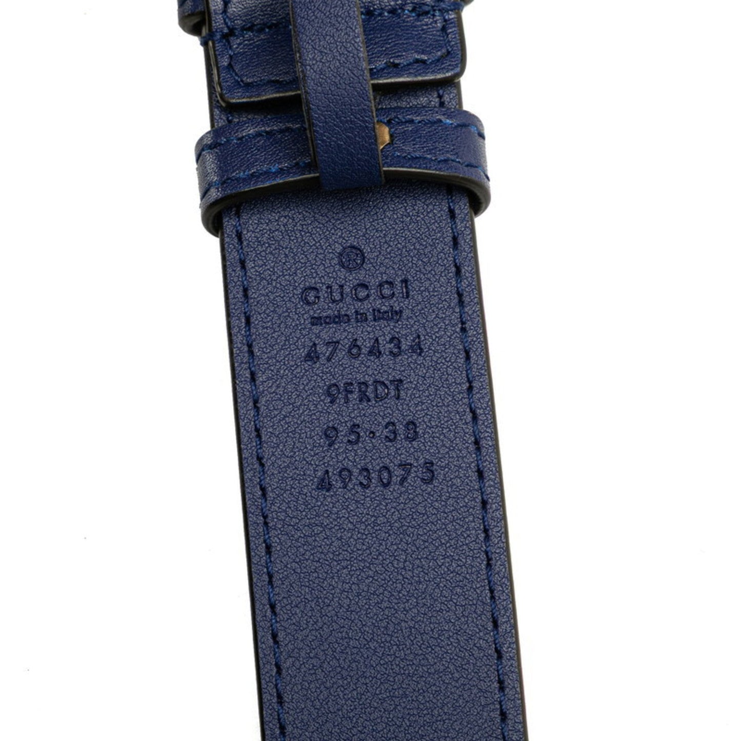 Gucci Gg Marmont Blue Leather Sling Bag ( )
