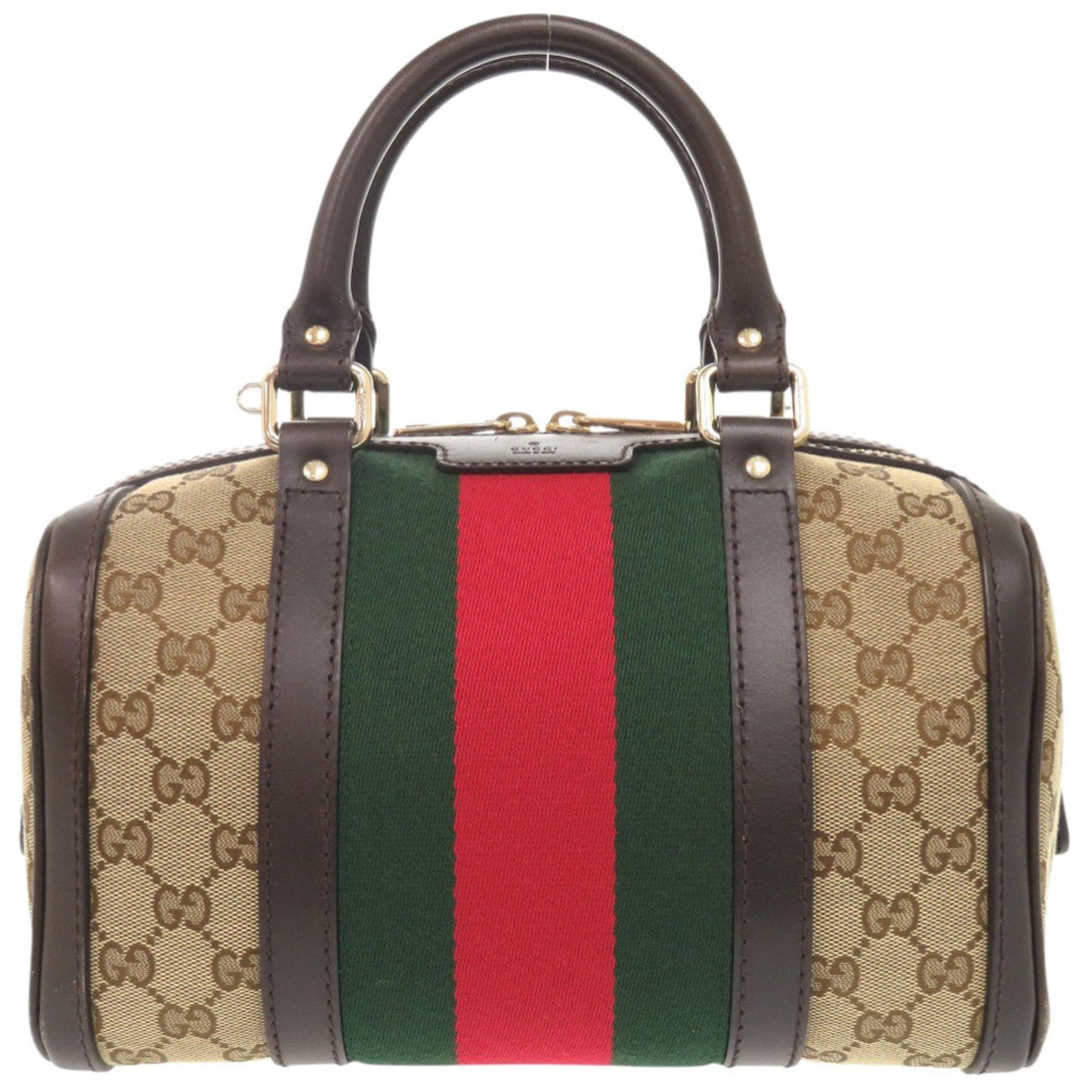 Gucci Beige Gg Canvas Handbag ( )