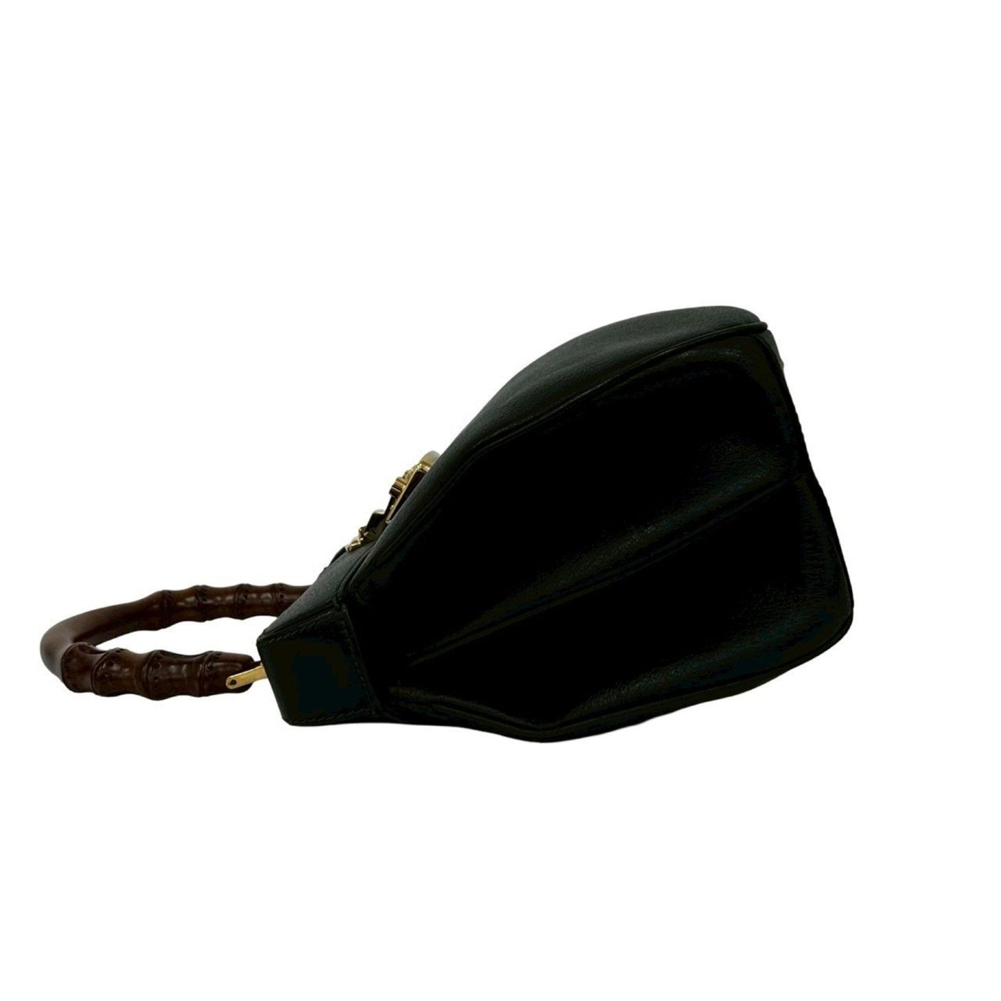 Gucci Black Leather Handbag ( )