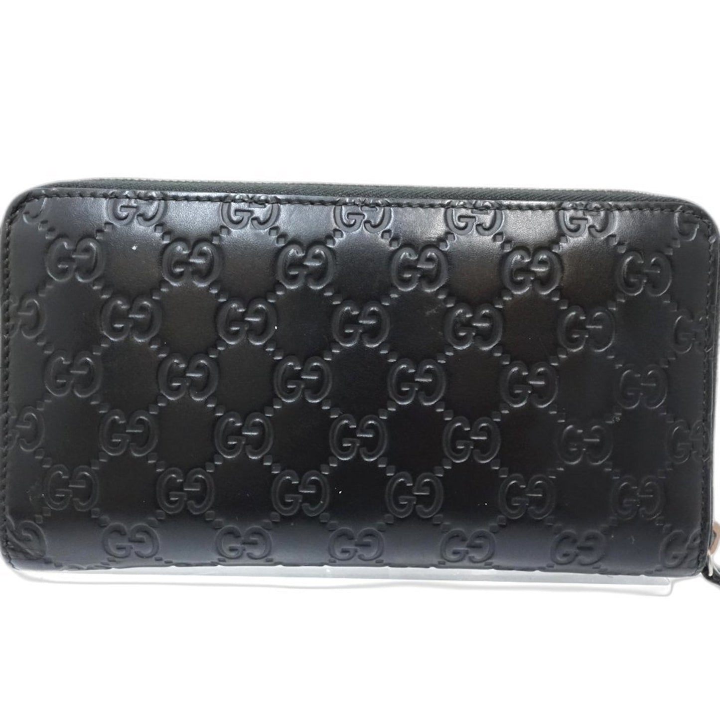 Gucci Black Leather Long Wallet (Bi-Fold) ( )