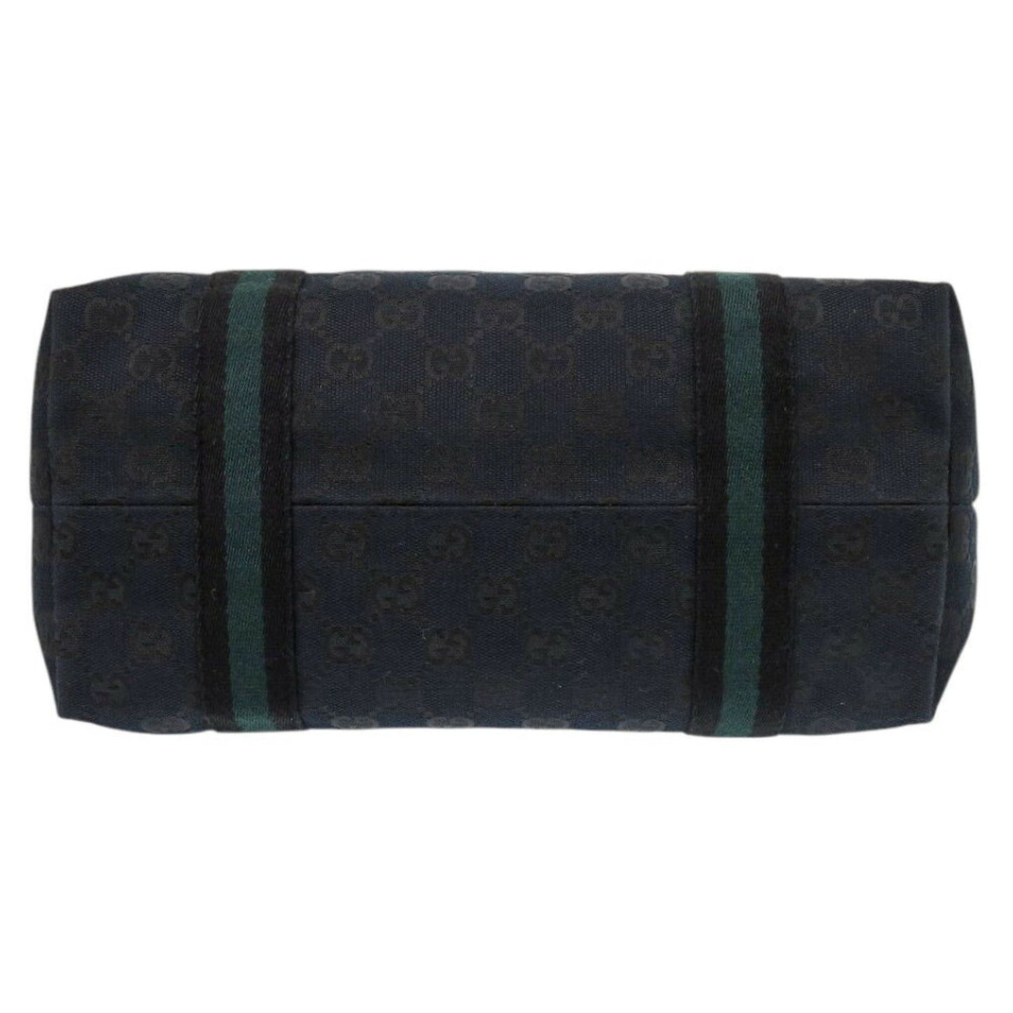 Gucci Black Green Canvas Tote Bag ( )