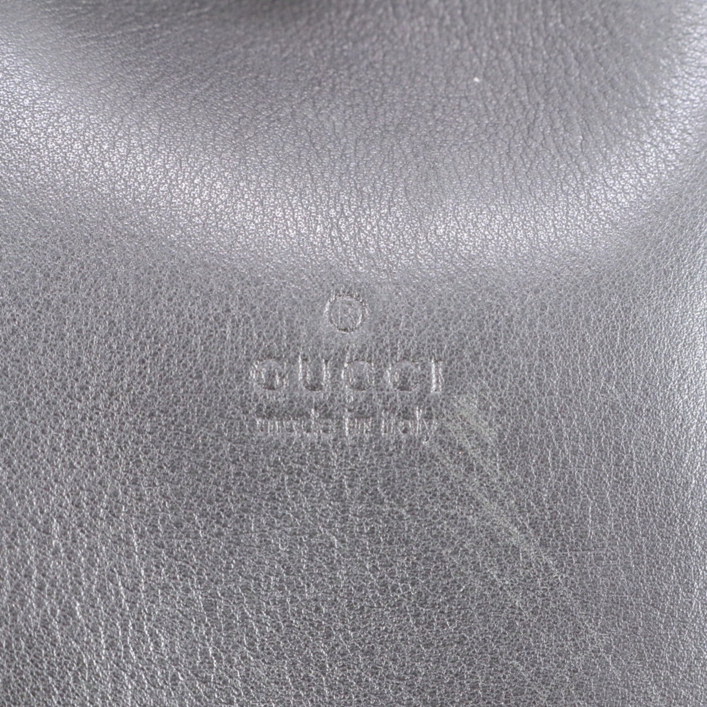 Gucci Black Leather Pouch Tote Bag ( )