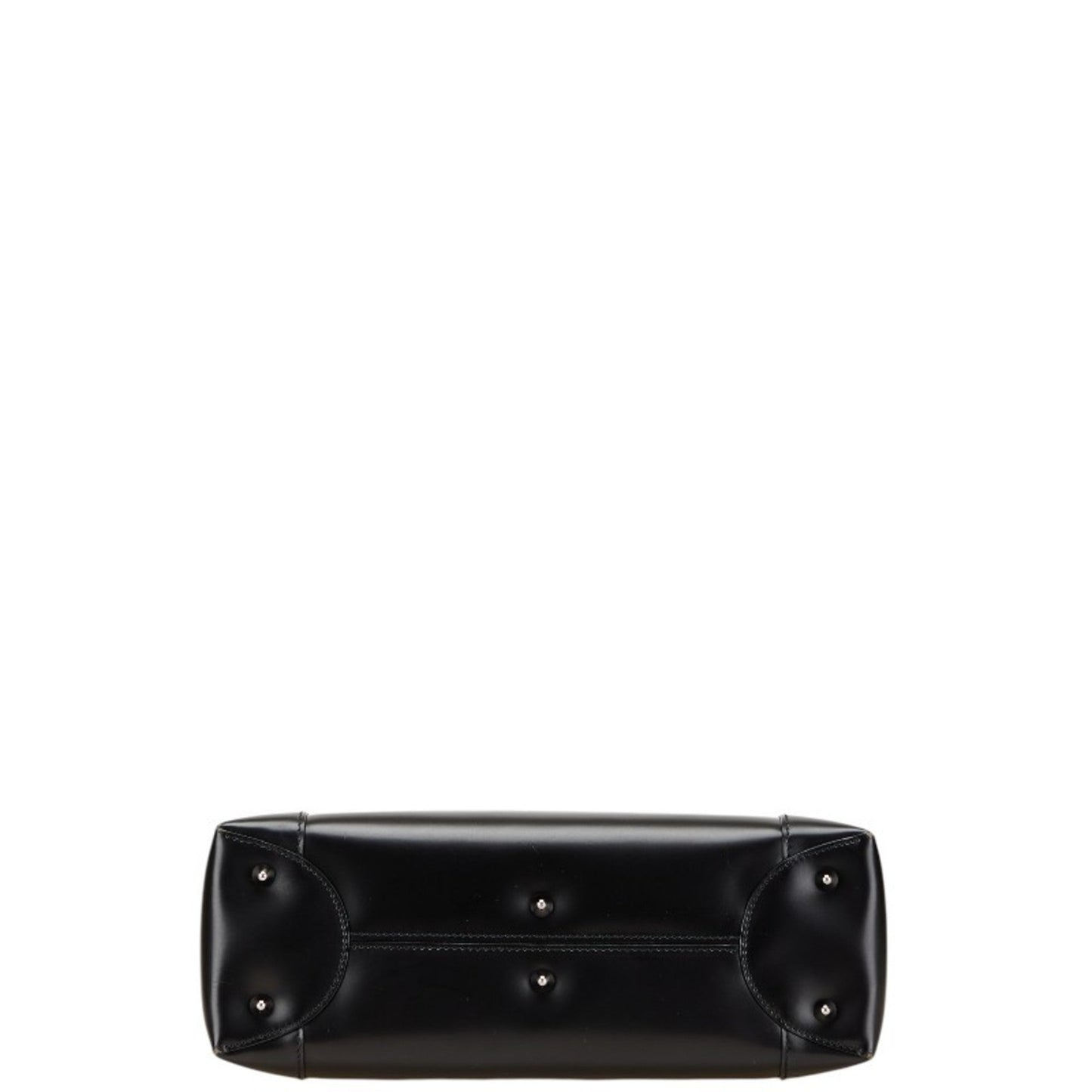 Christian Dior Black Leather Handbag Shoulder Bag ()